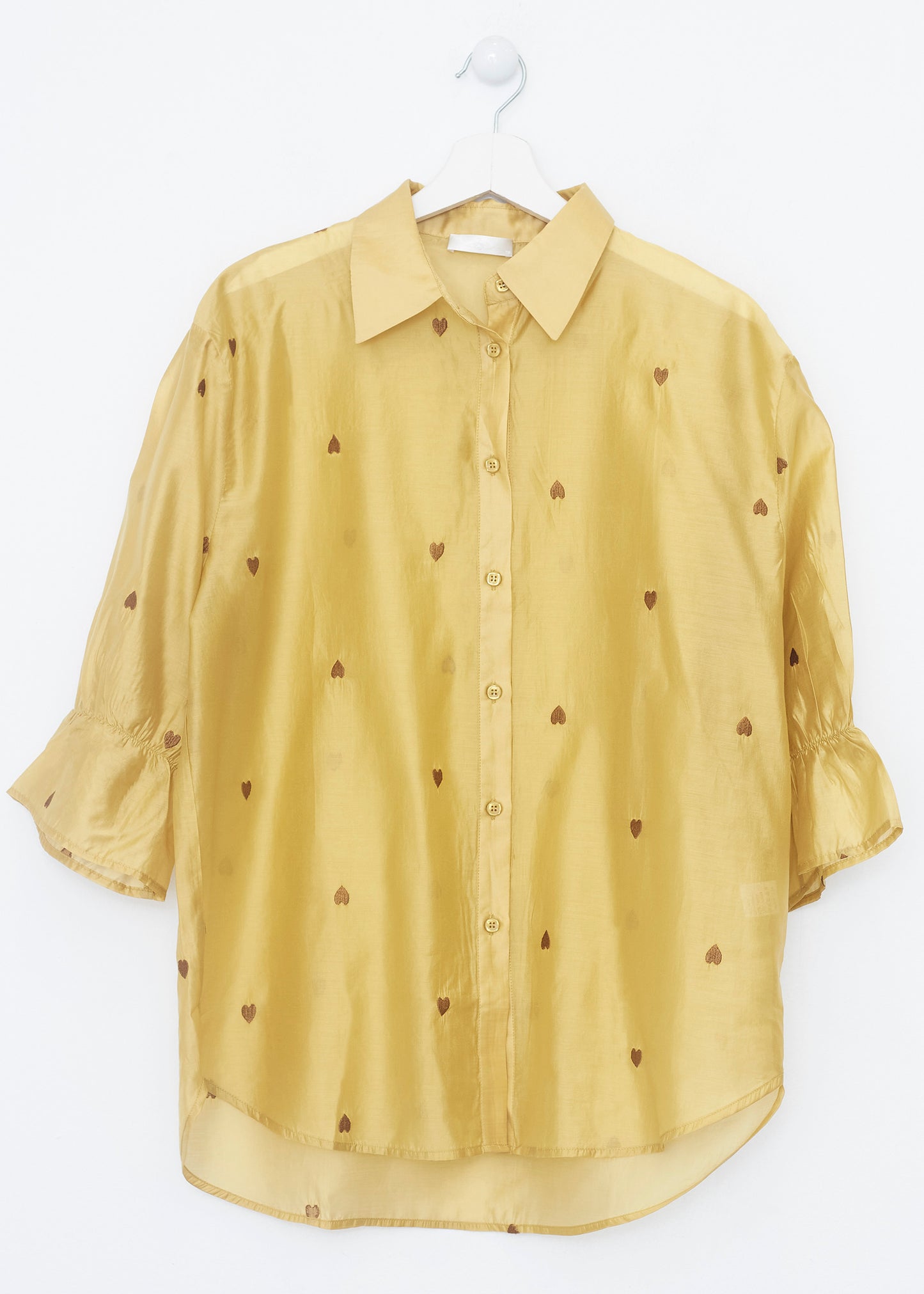 Heart organza shirt