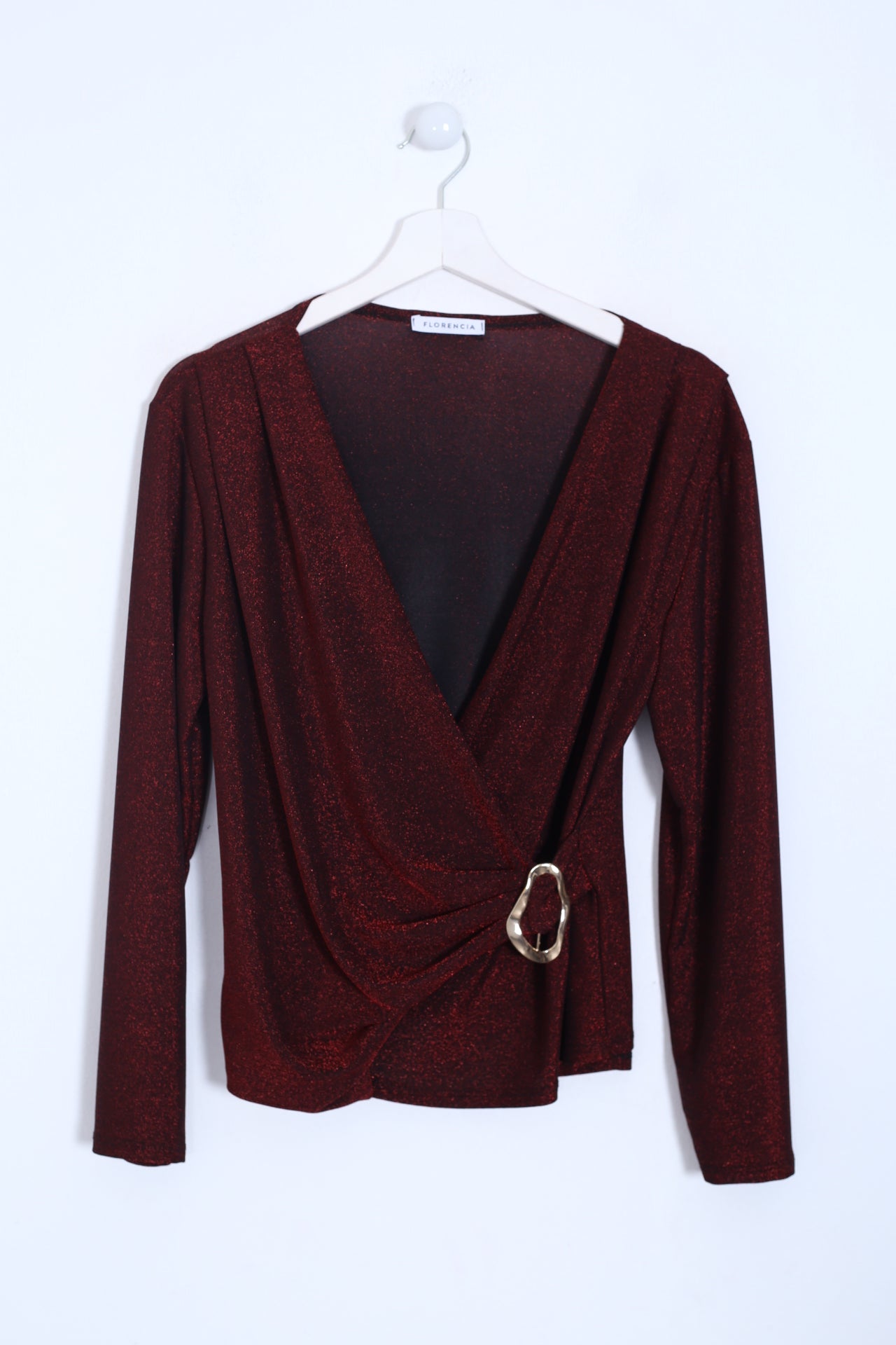 Camiseta lurex hebilla