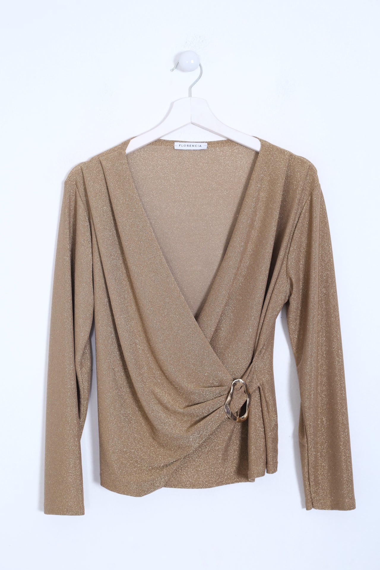 Camiseta lurex hebilla