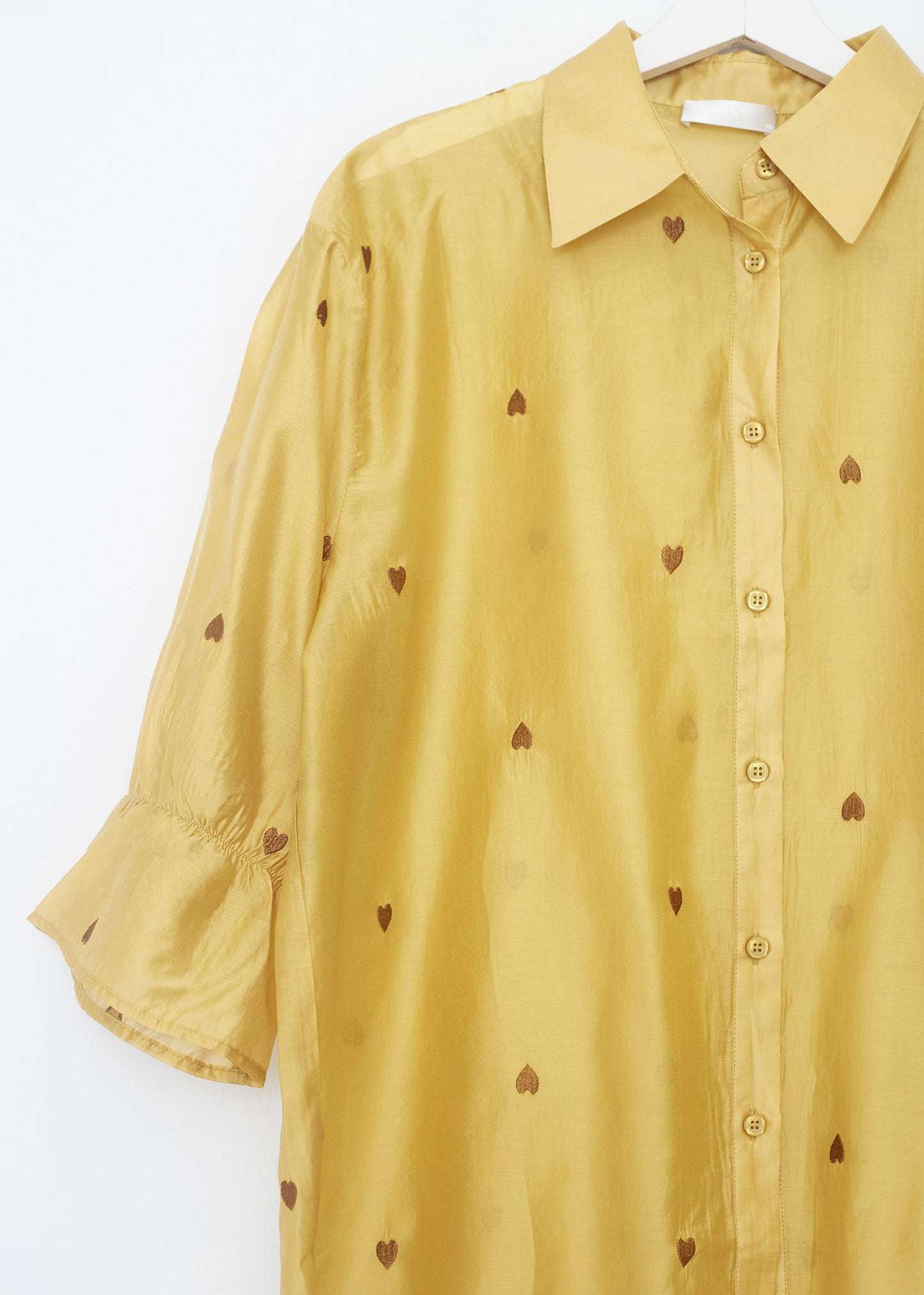 Heart organza shirt