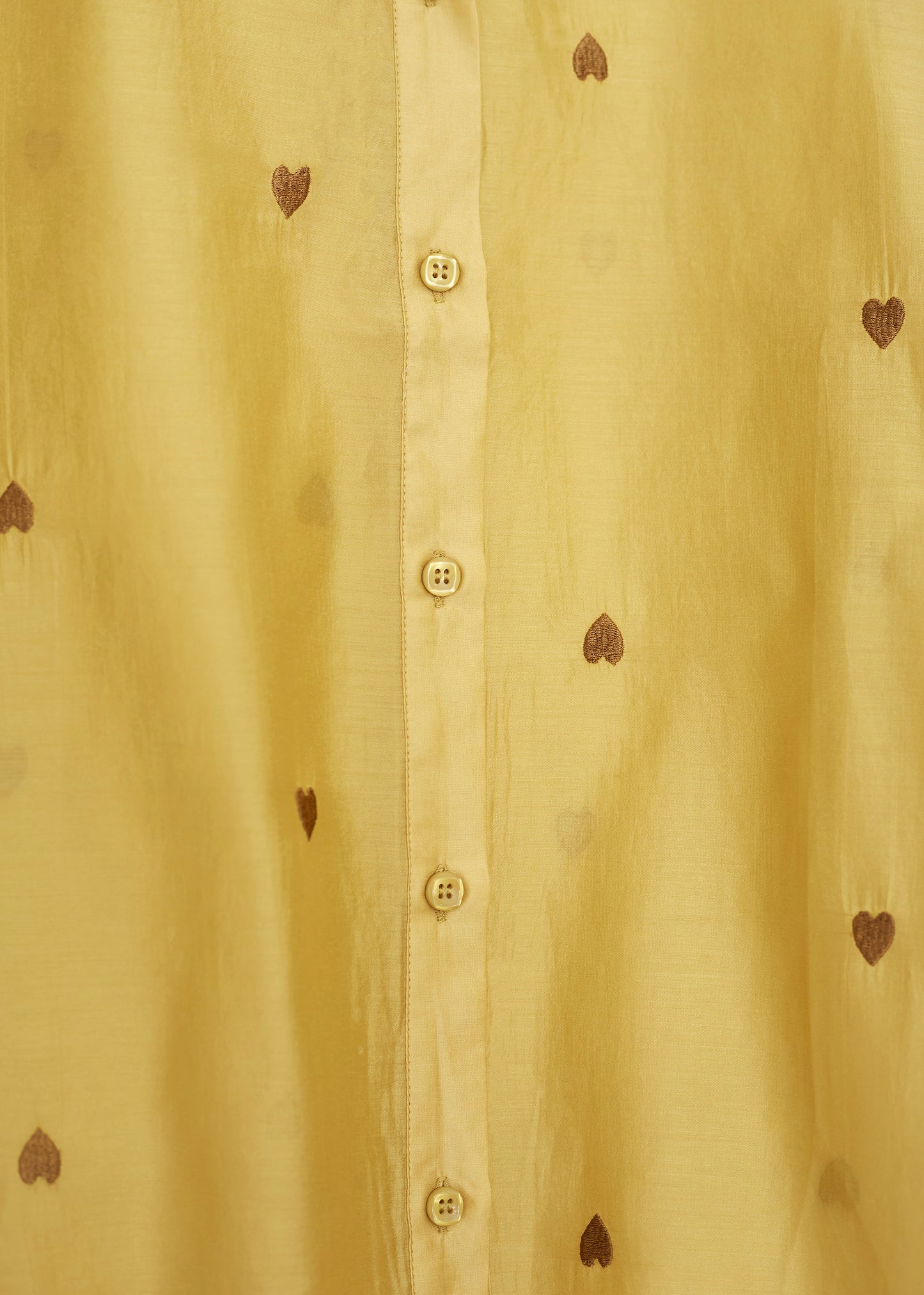 Heart organza shirt