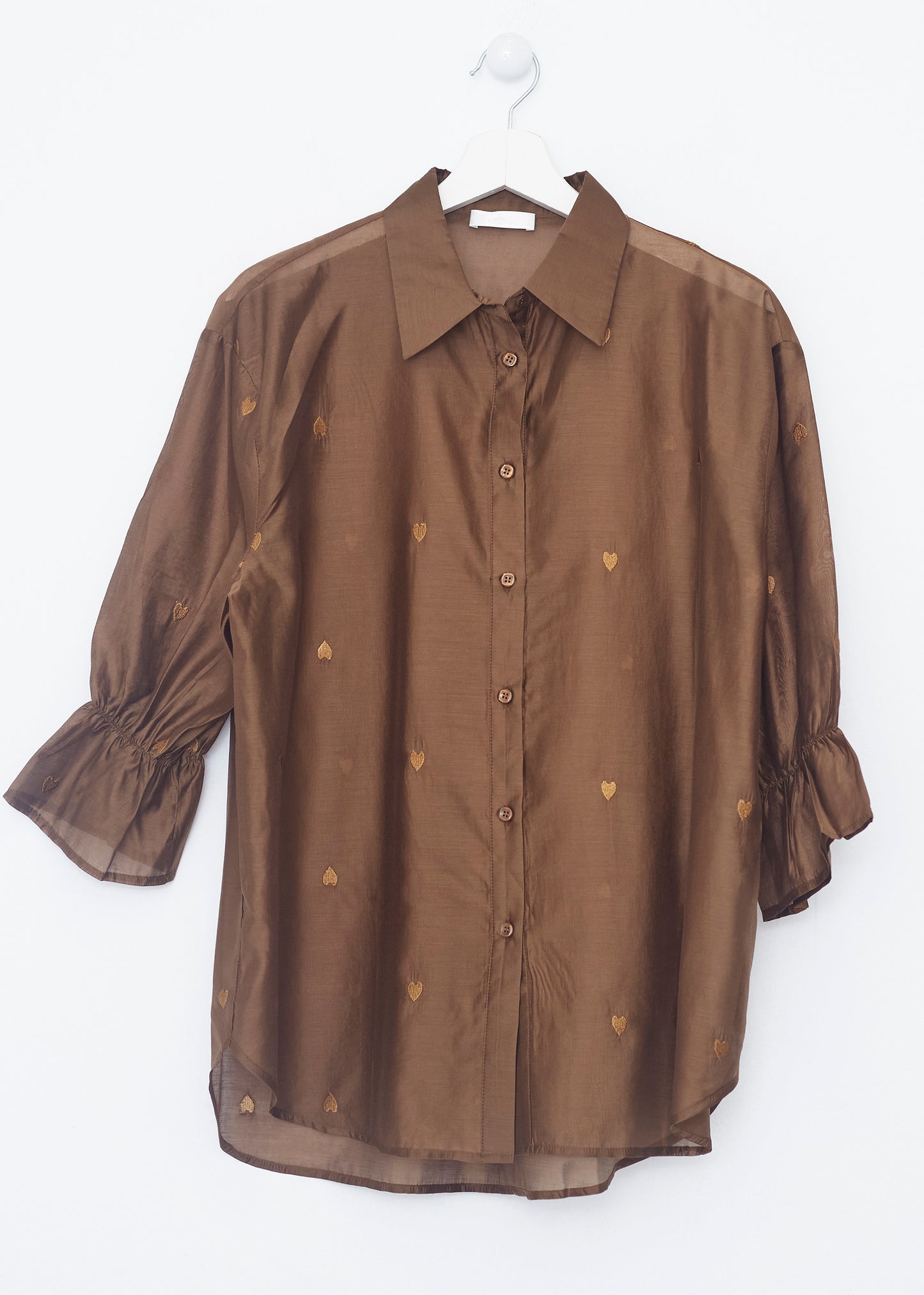 Heart organza shirt