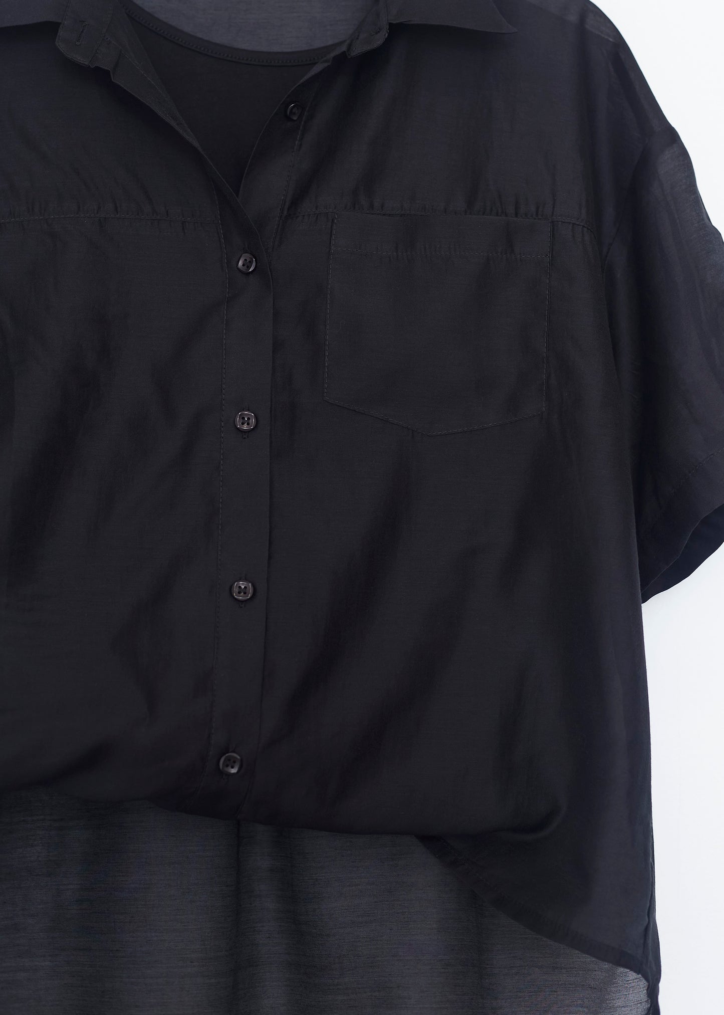 Organza shirt-top