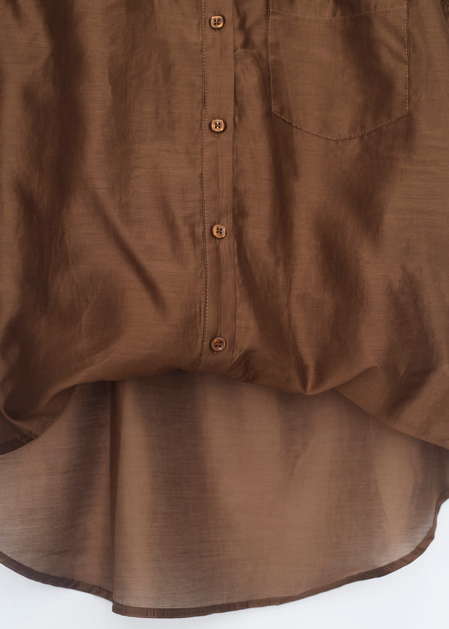 Organza shirt-top