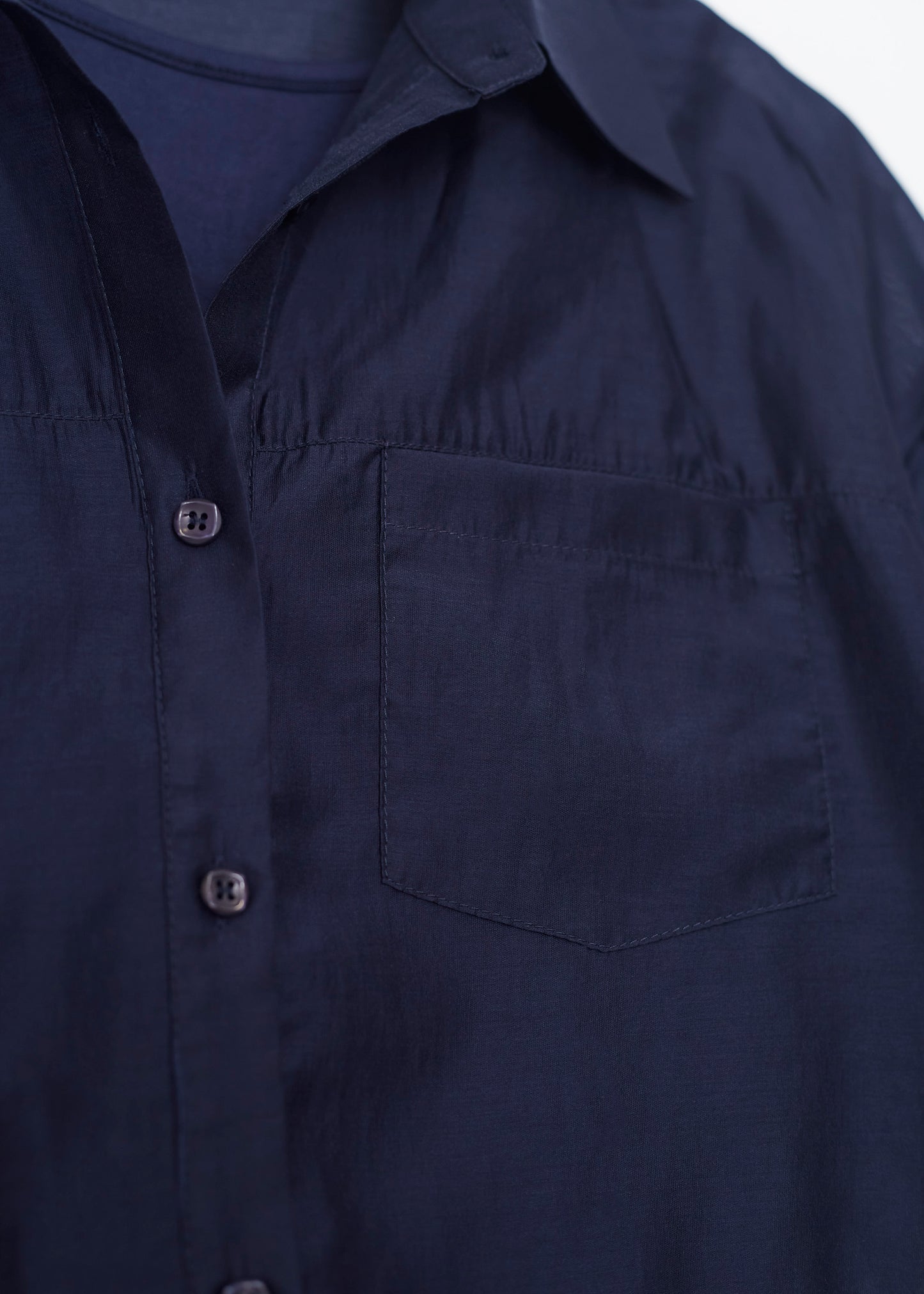 Organza shirt-top