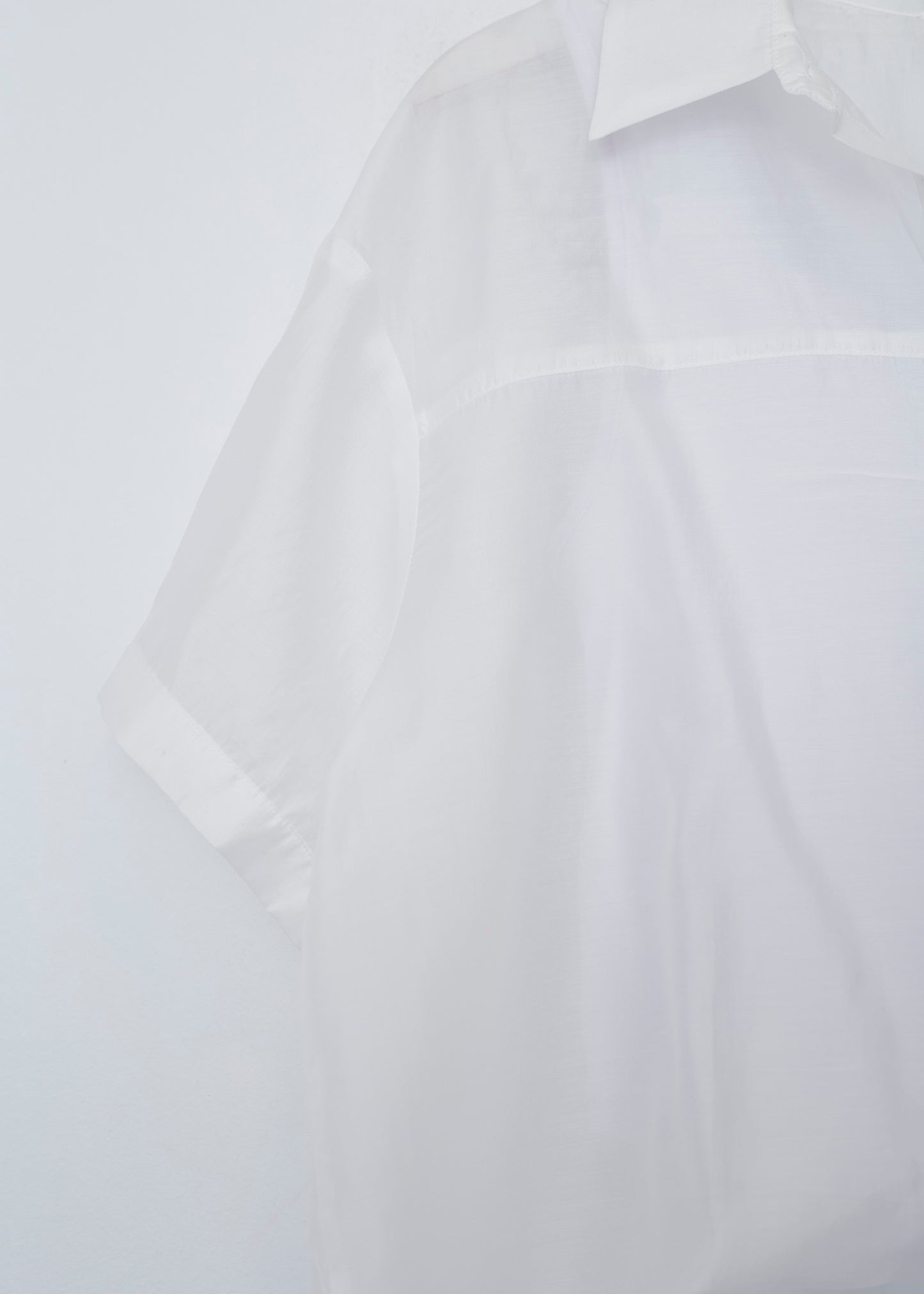 Organza shirt-top