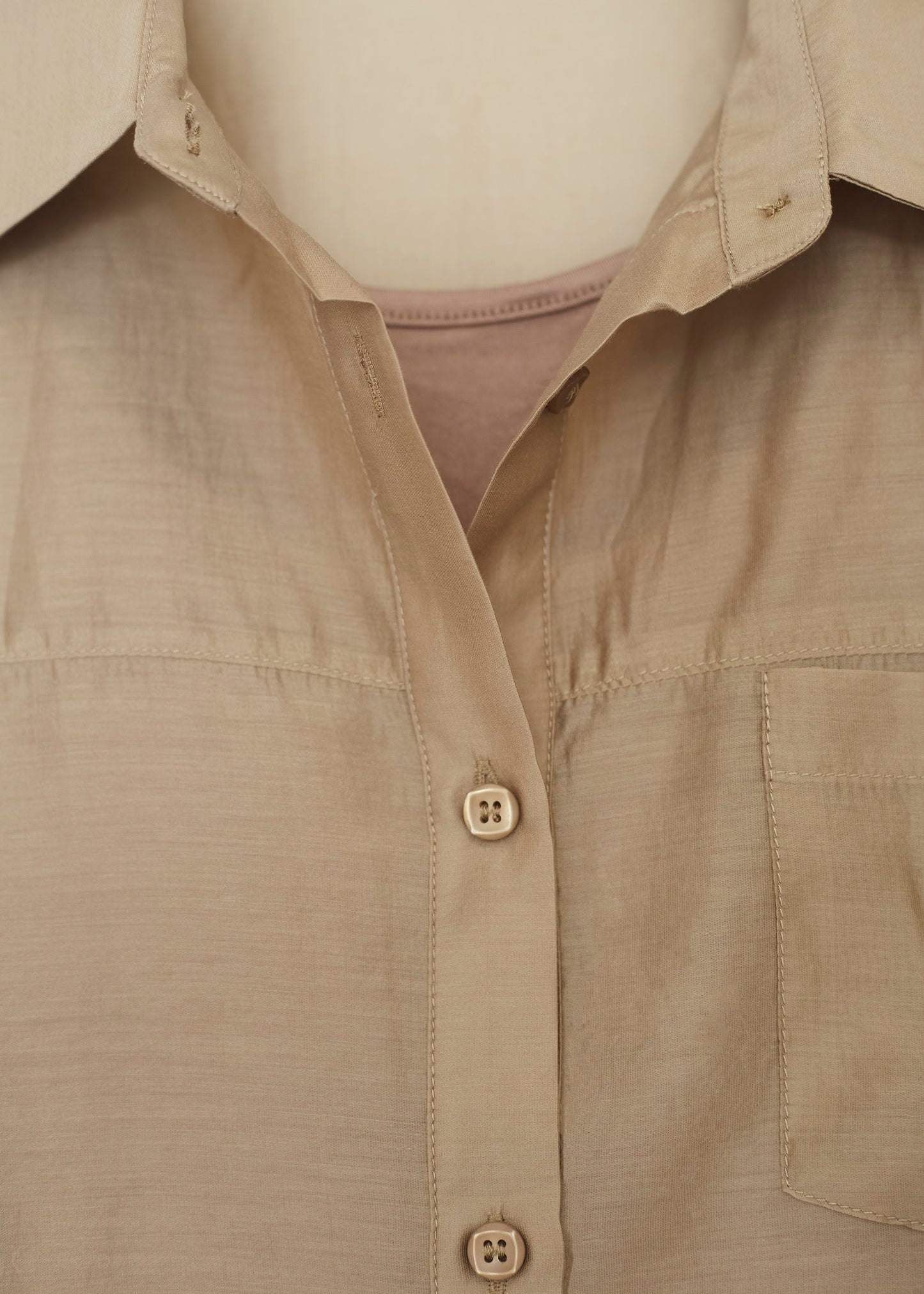 Organza shirt-top
