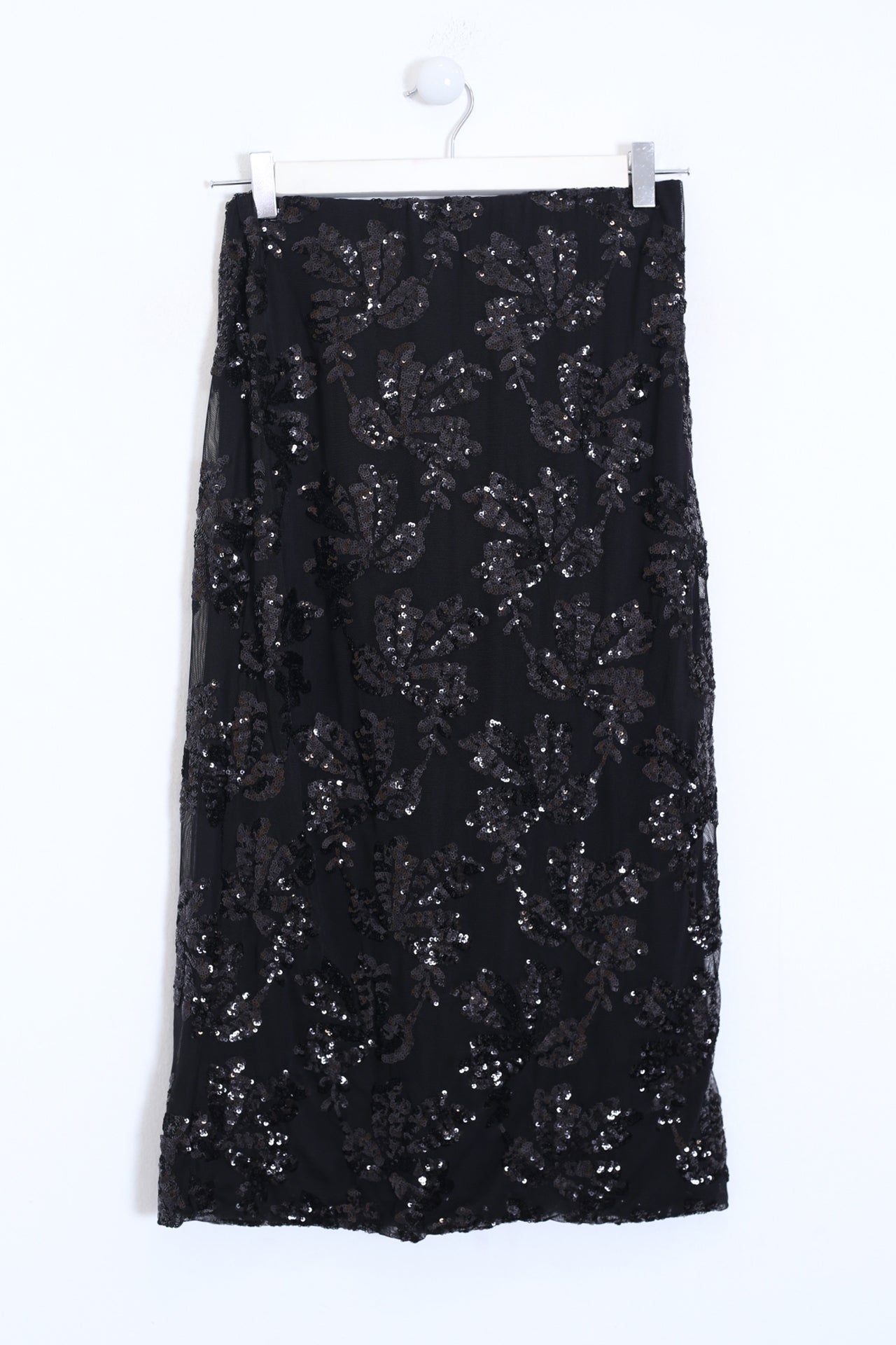 Falda devoré lentejuelas