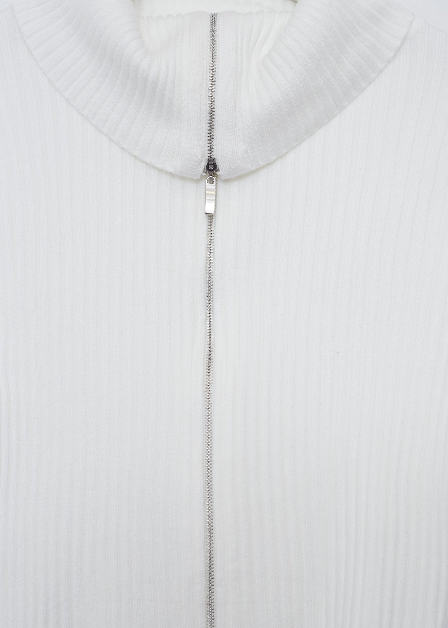 Chaqueta tricot cuello subido