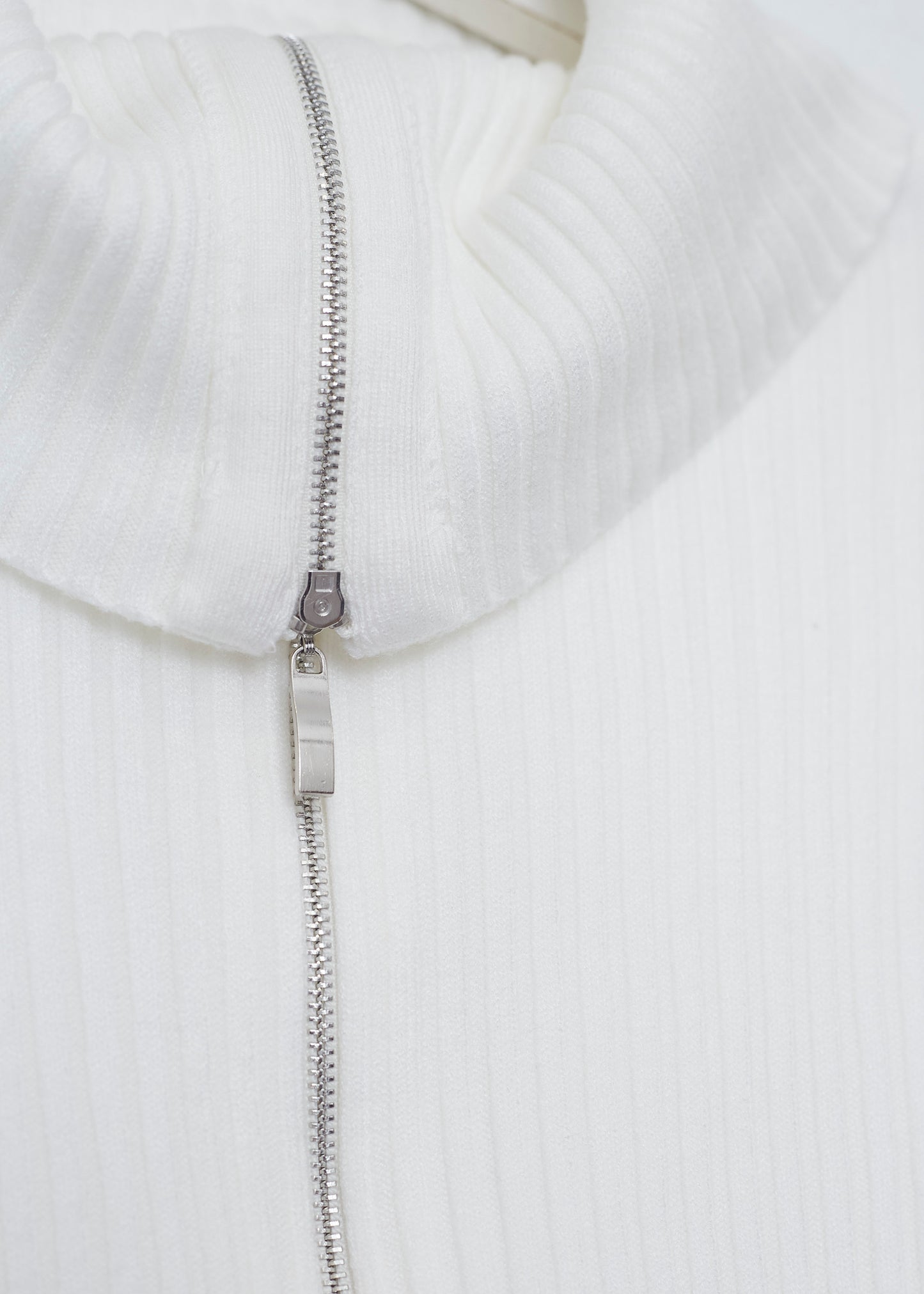 Chaqueta tricot cuello subido