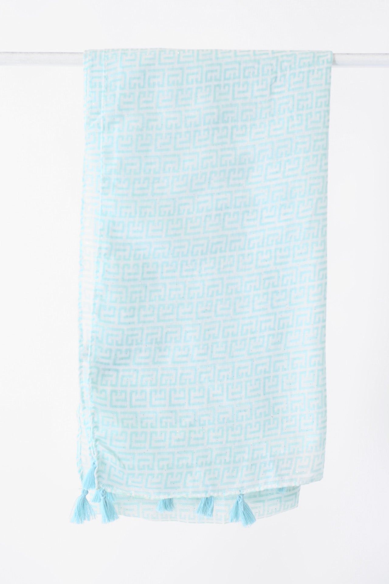 Pañuelo estampado geométrico