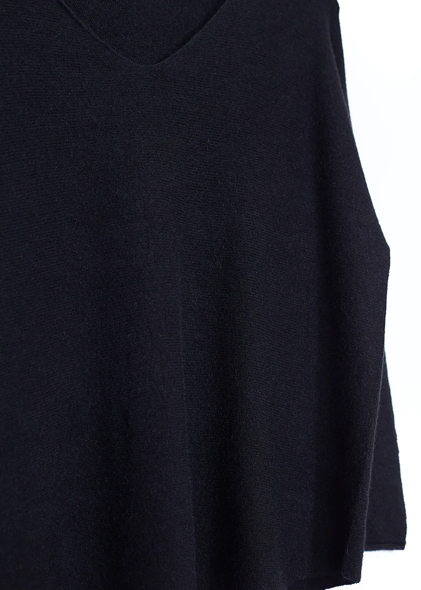Jersey sin costuras cuello punta