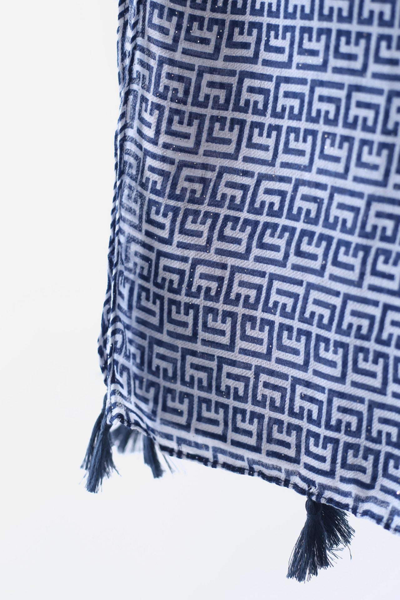 Pañuelo estampado geométrico