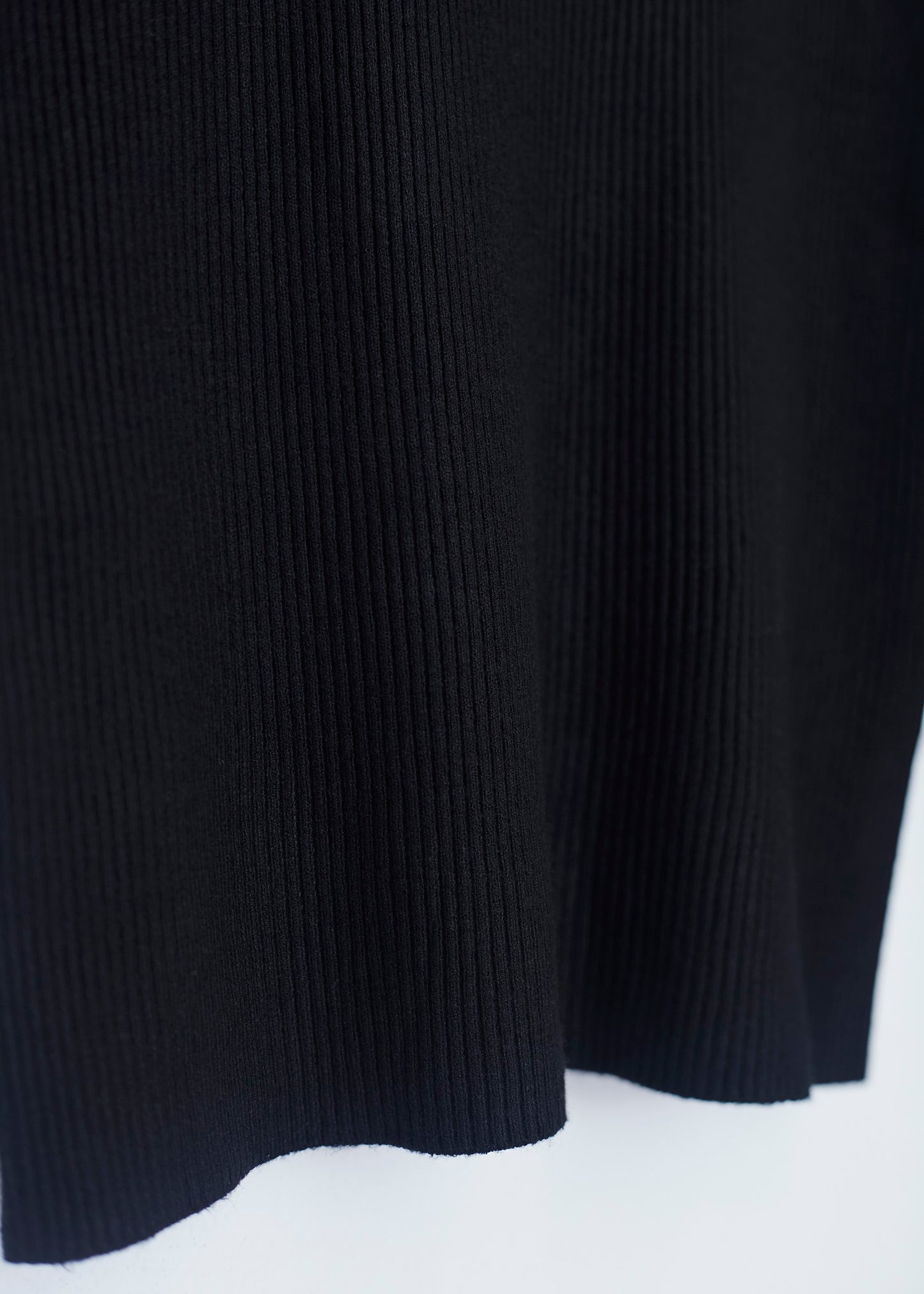 Ribbed turtleneck sweater