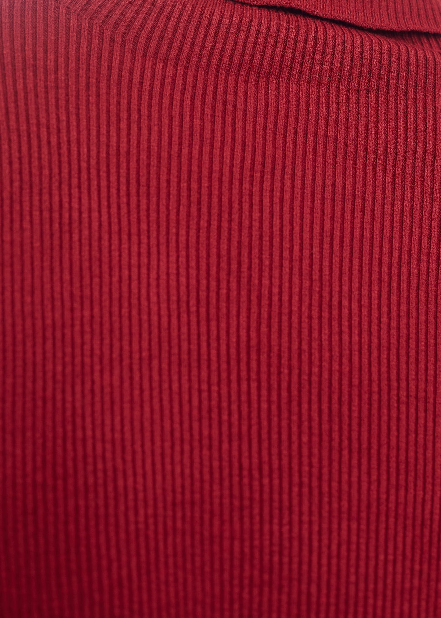Ribbed turtleneck sweater