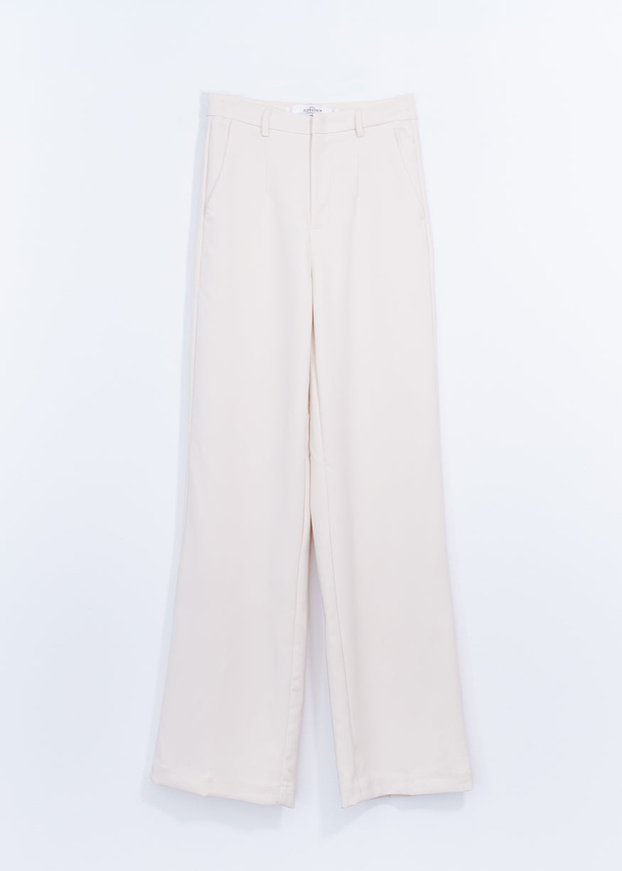 Wide flare tailored pants