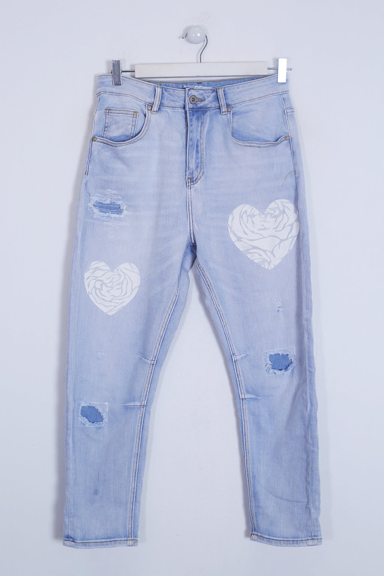 Jeans corazón devoré