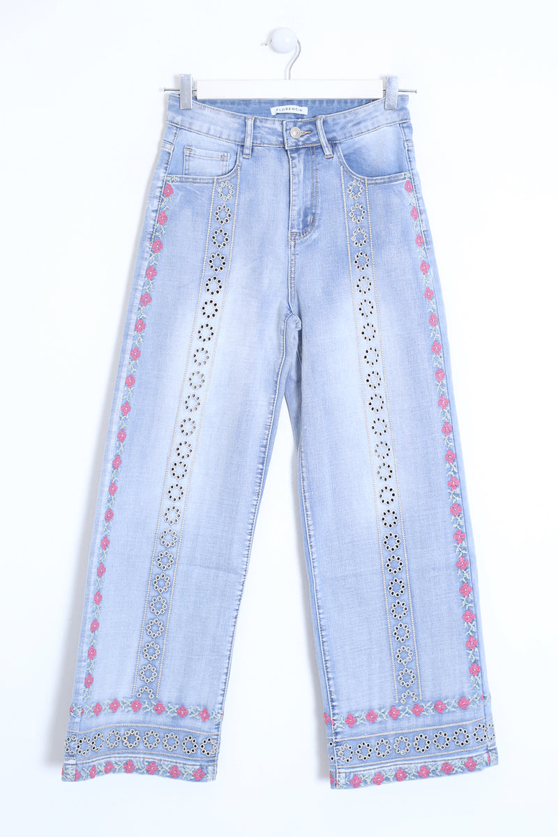 Jeans bordados