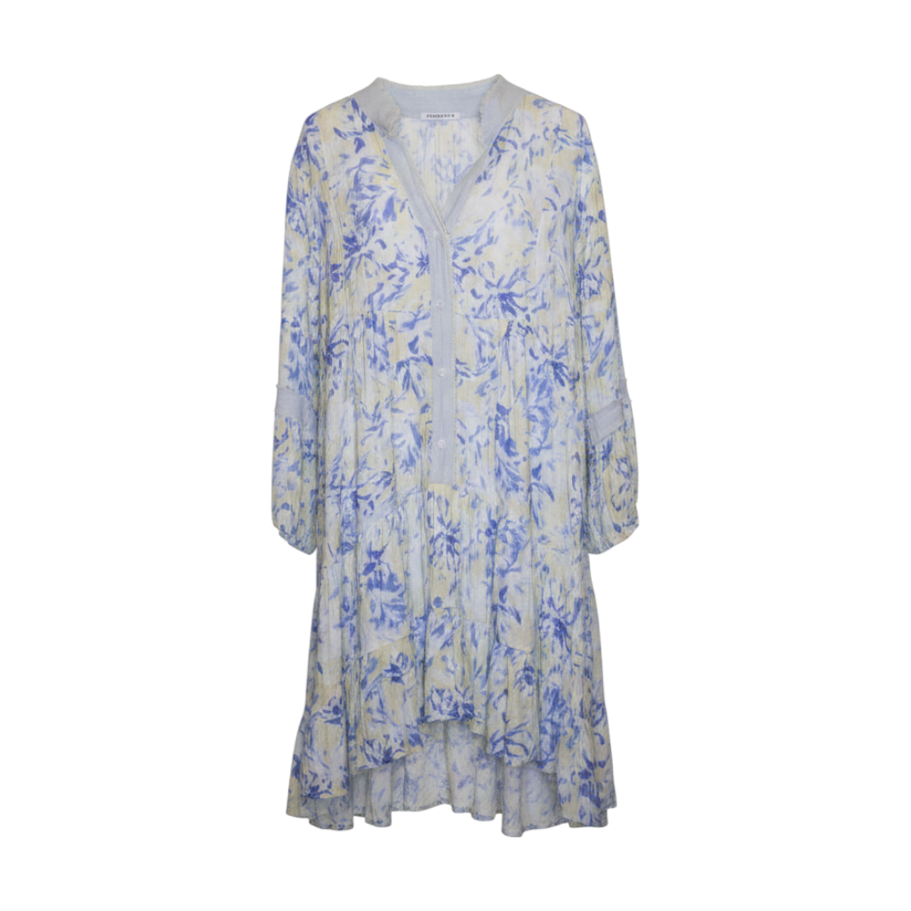 Vestido estampado corto