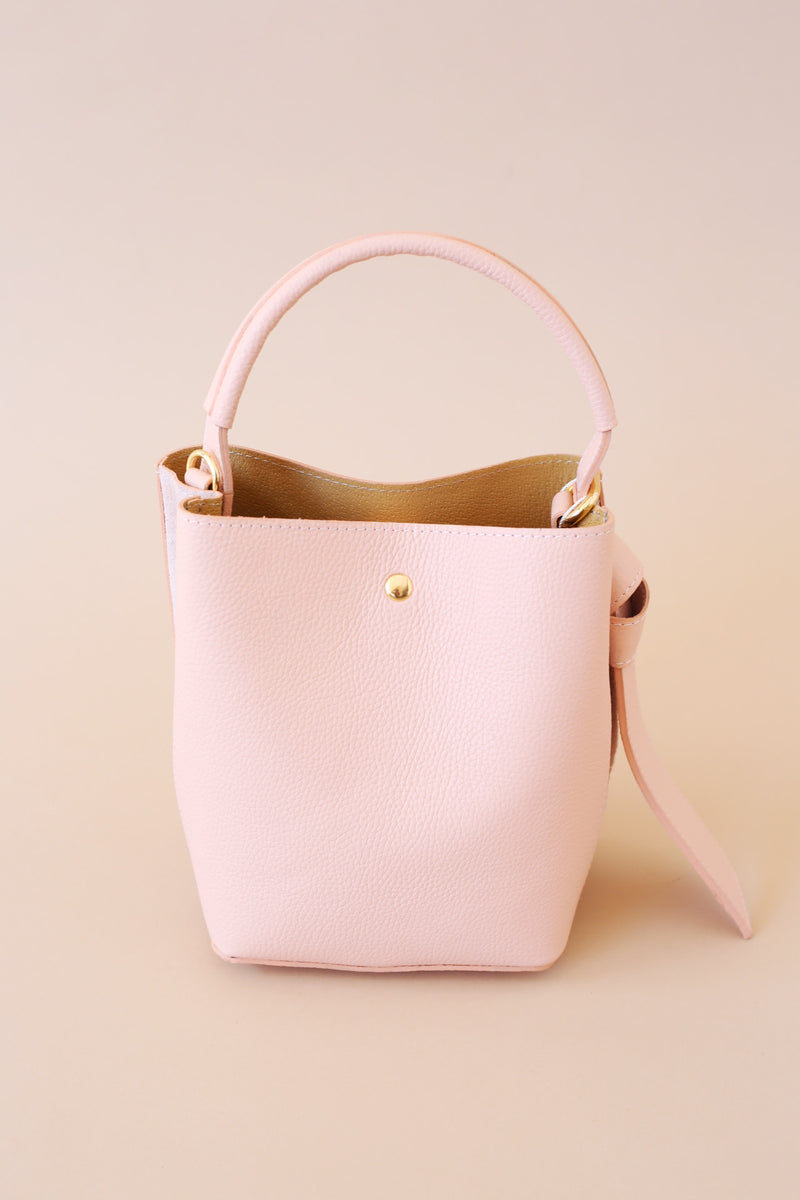 Bolso bucket piel