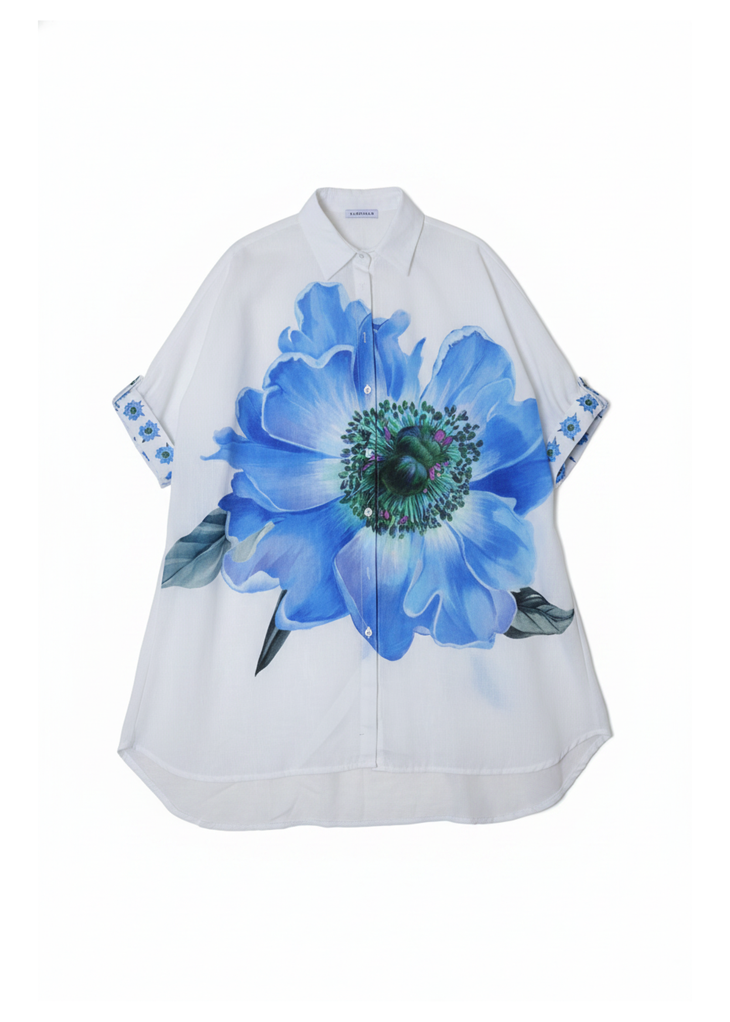 Camisa oversize flor
