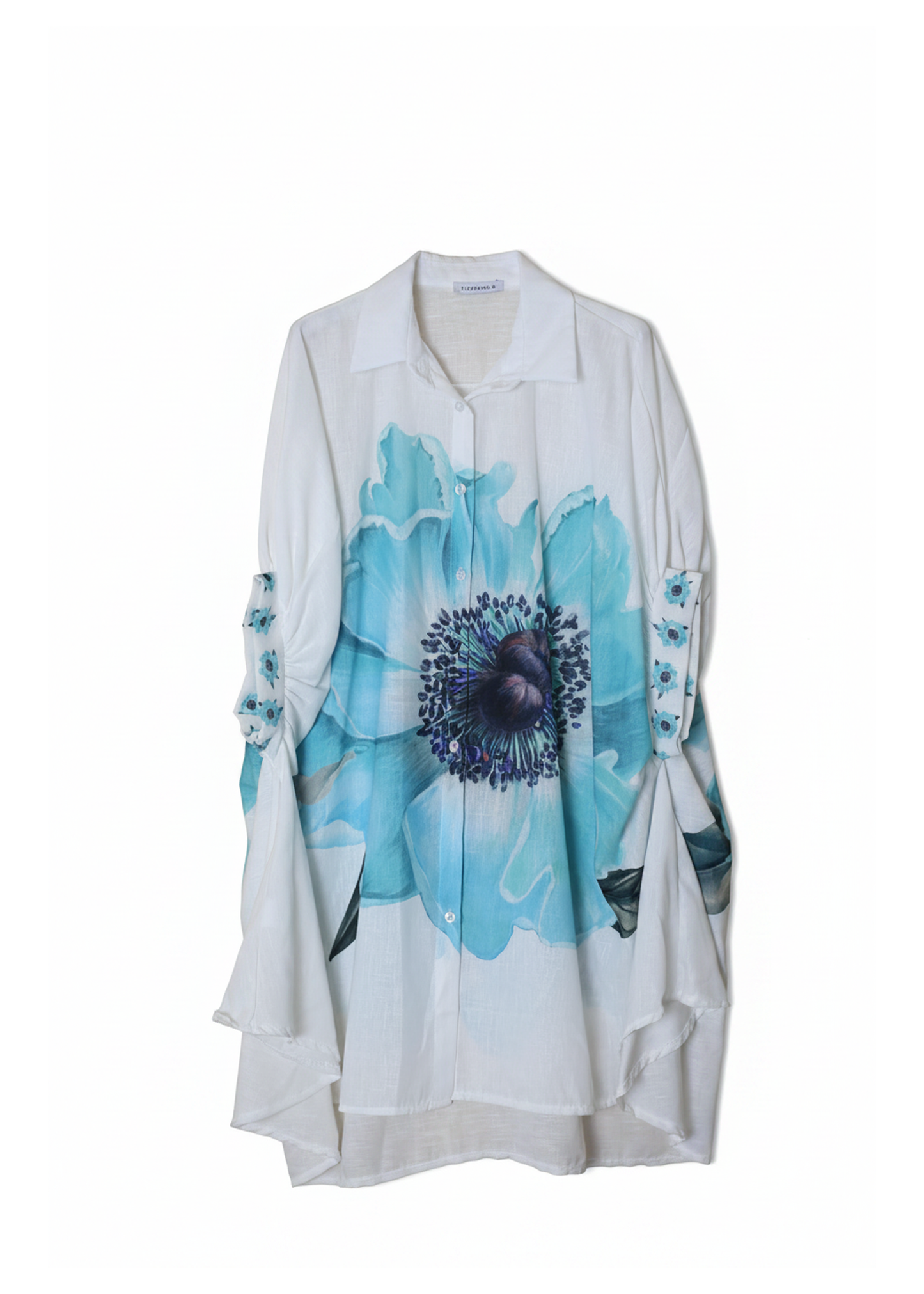 Camisa oversize flor