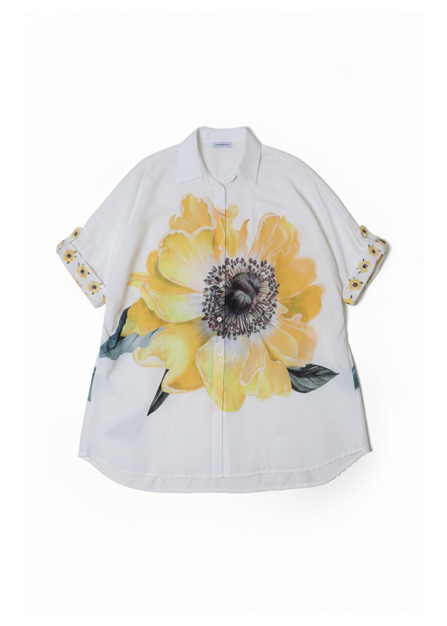Camisa oversize flor