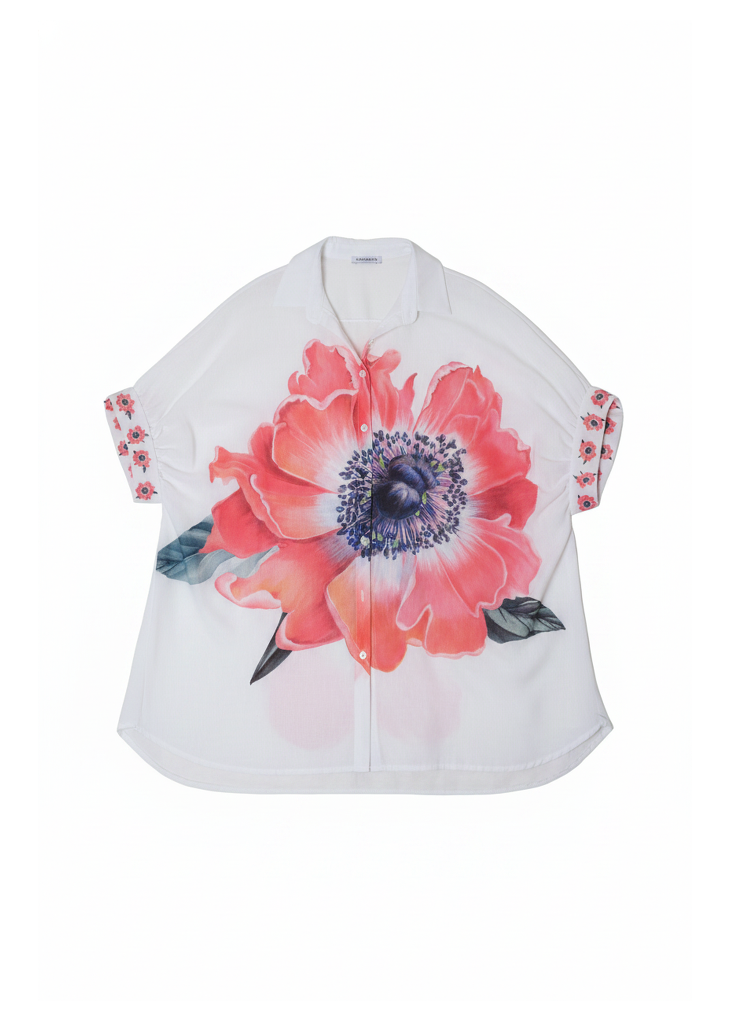 Camisa oversize flor