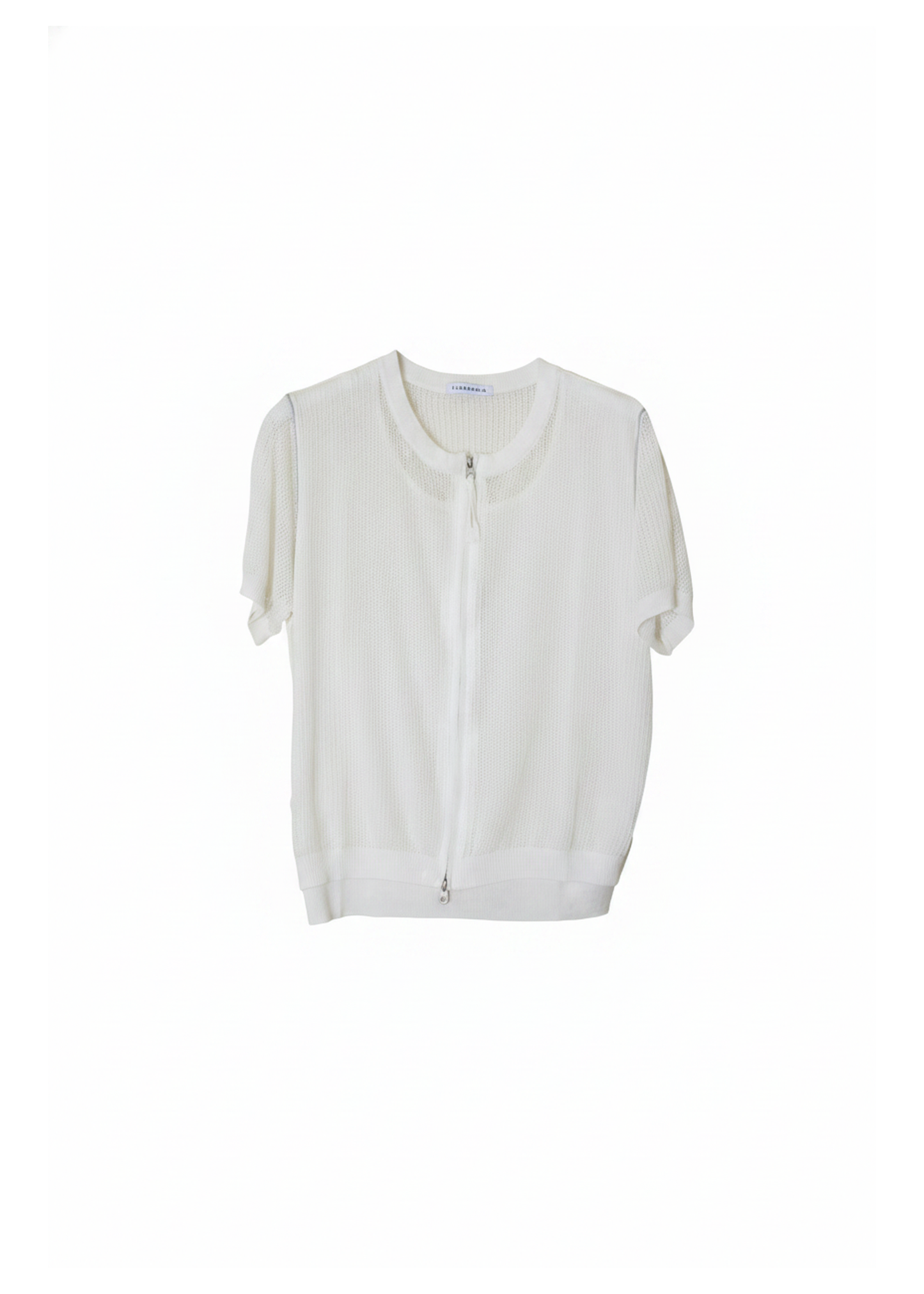 Chaqueta cremallera calada