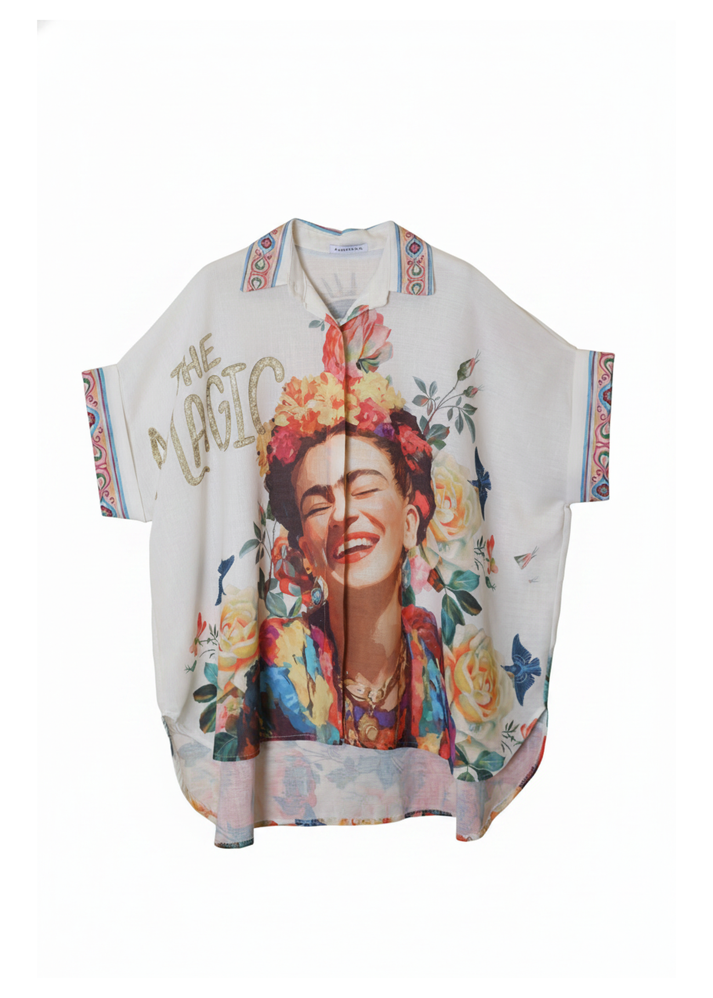 Camisa oversize estampada