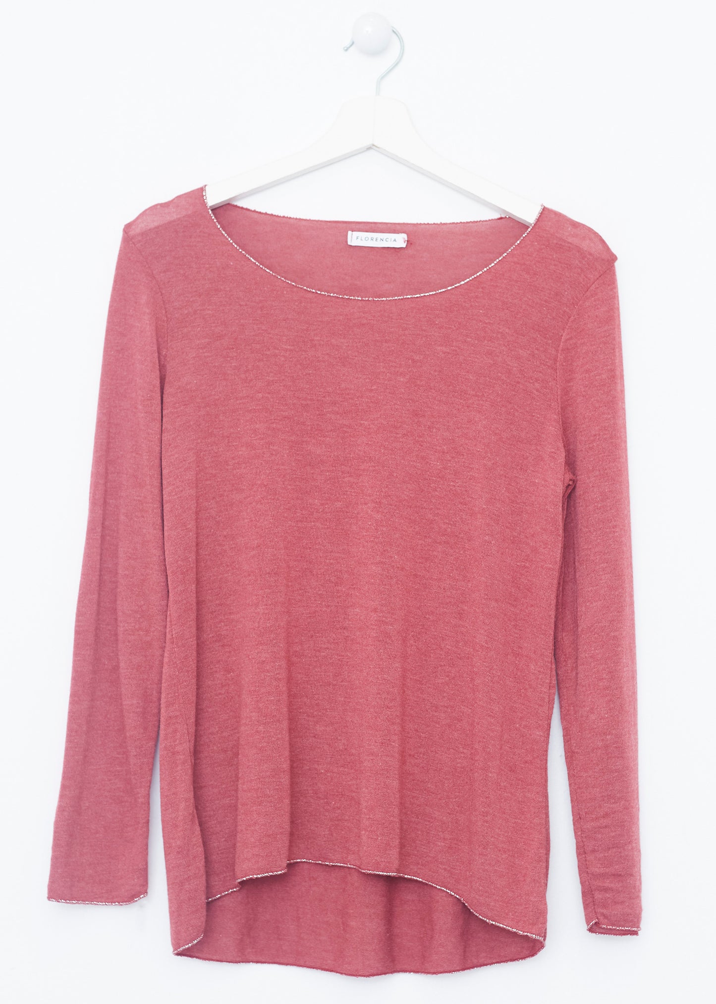 Silver round neck t-shirt