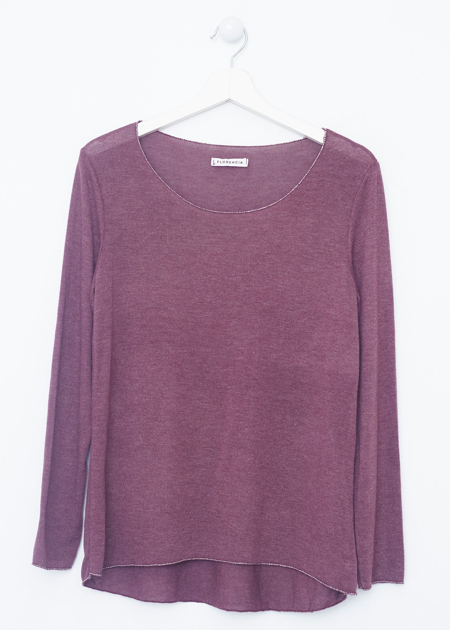 Silver round neck t-shirt