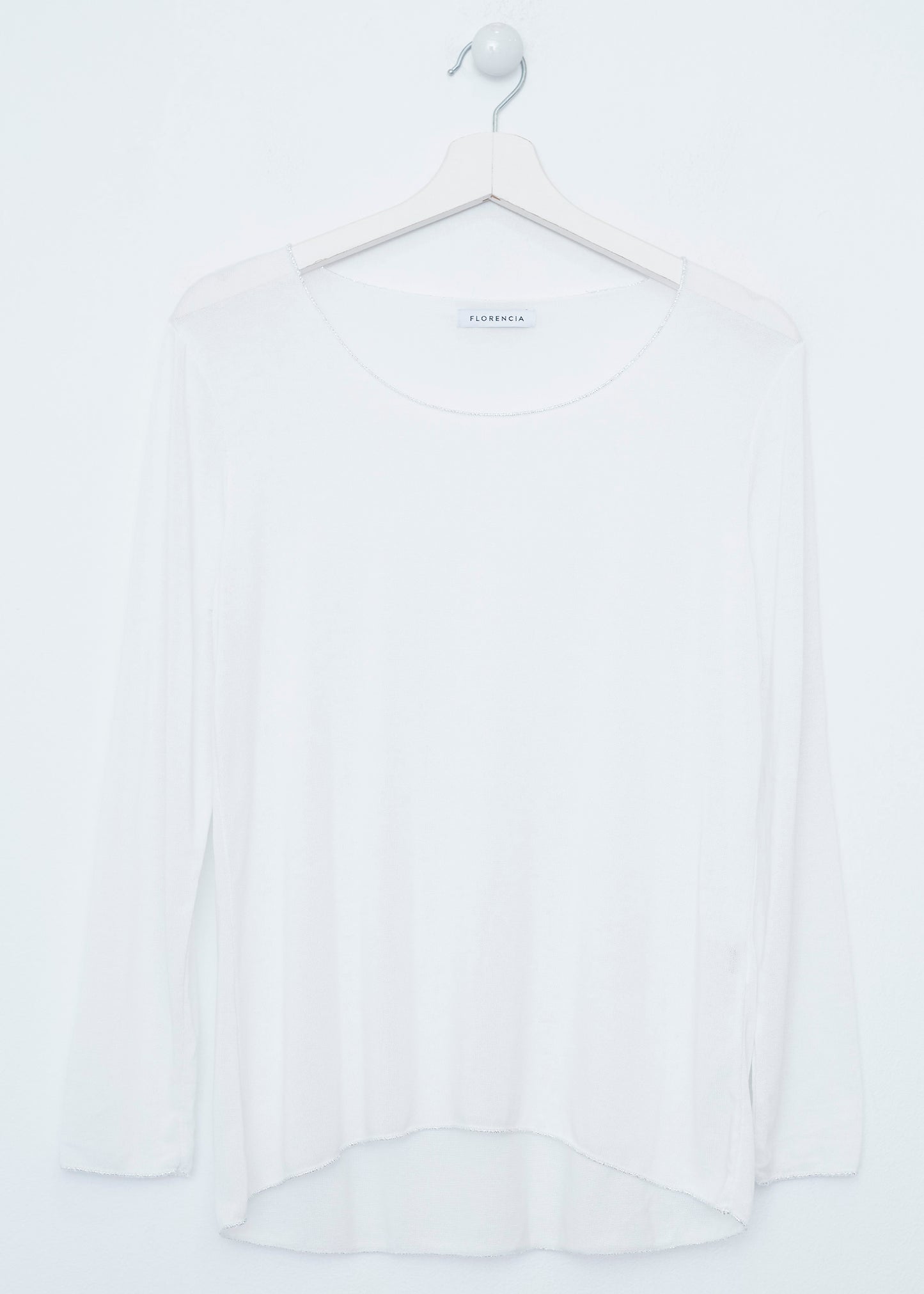 Silver round neck t-shirt
