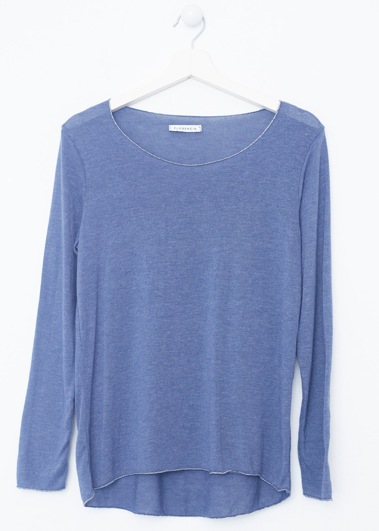 Silver round neck t-shirt