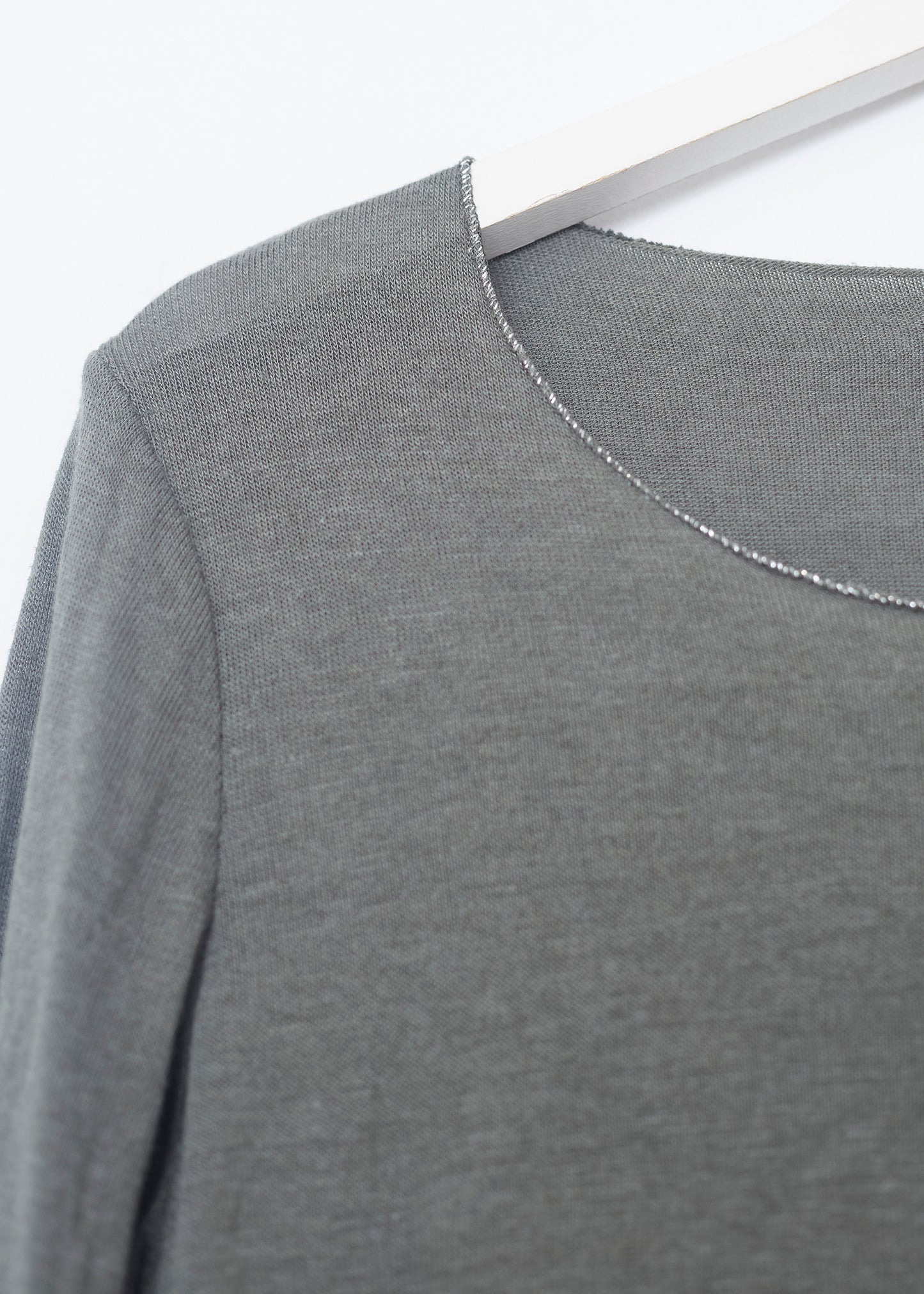 Silver round neck t-shirt