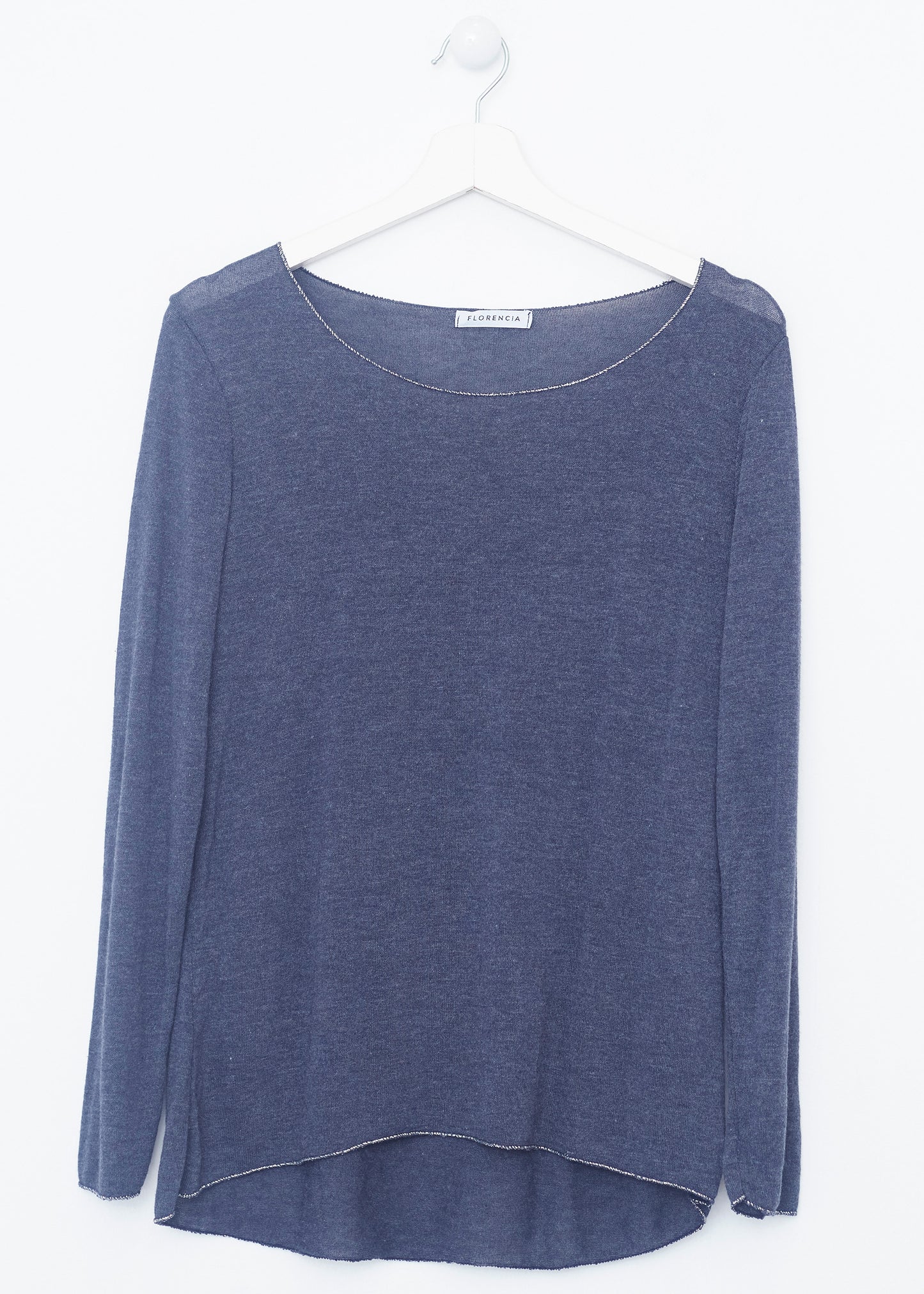 Silver round neck t-shirt