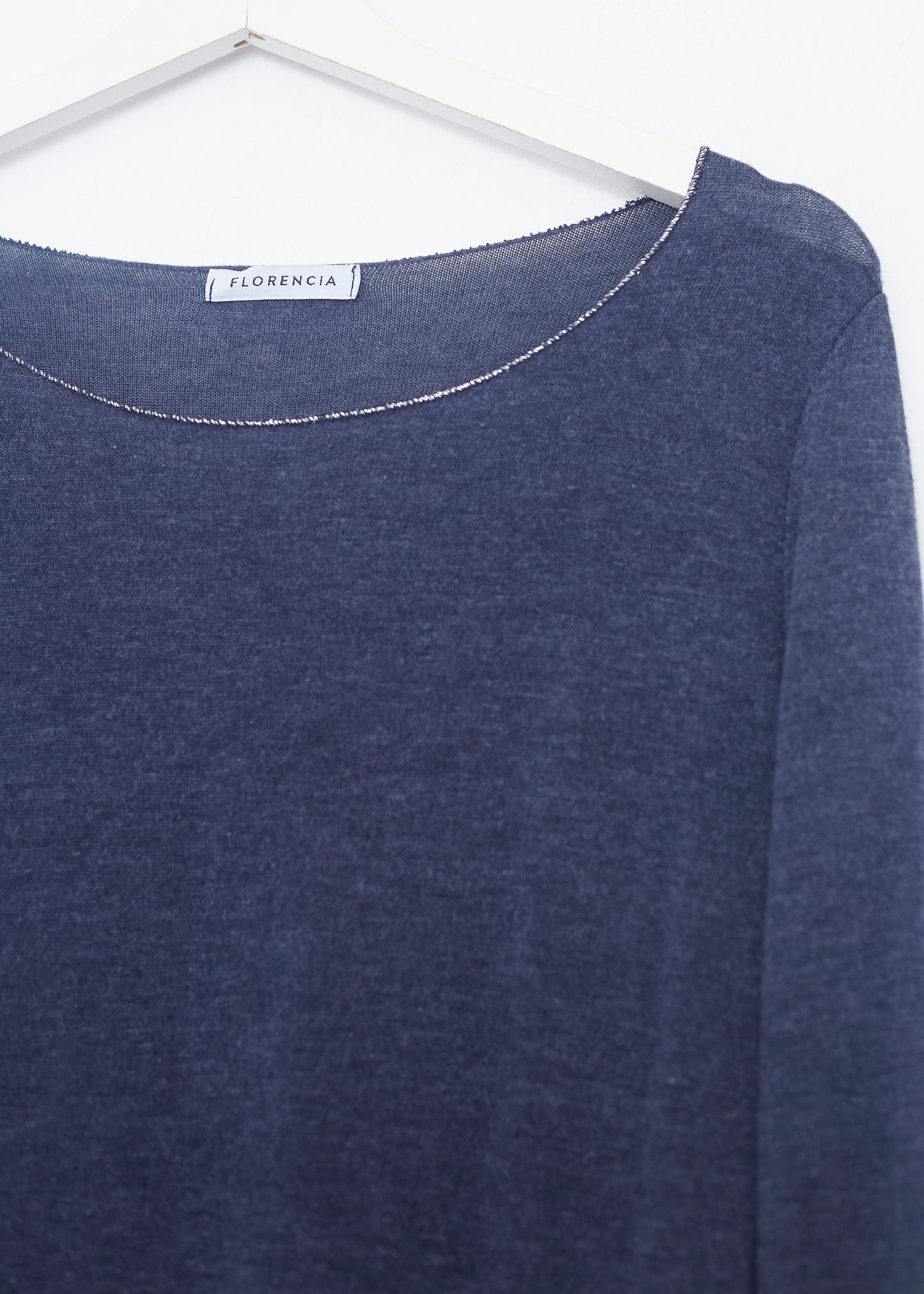 Silver round neck t-shirt