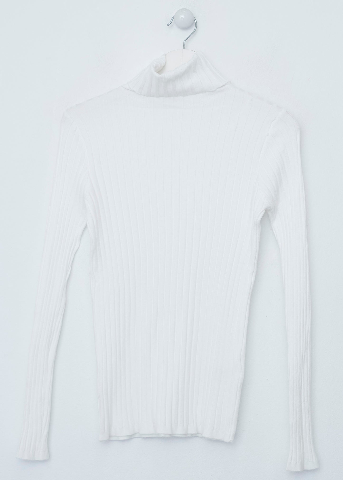 Ribbed turtleneck sweater