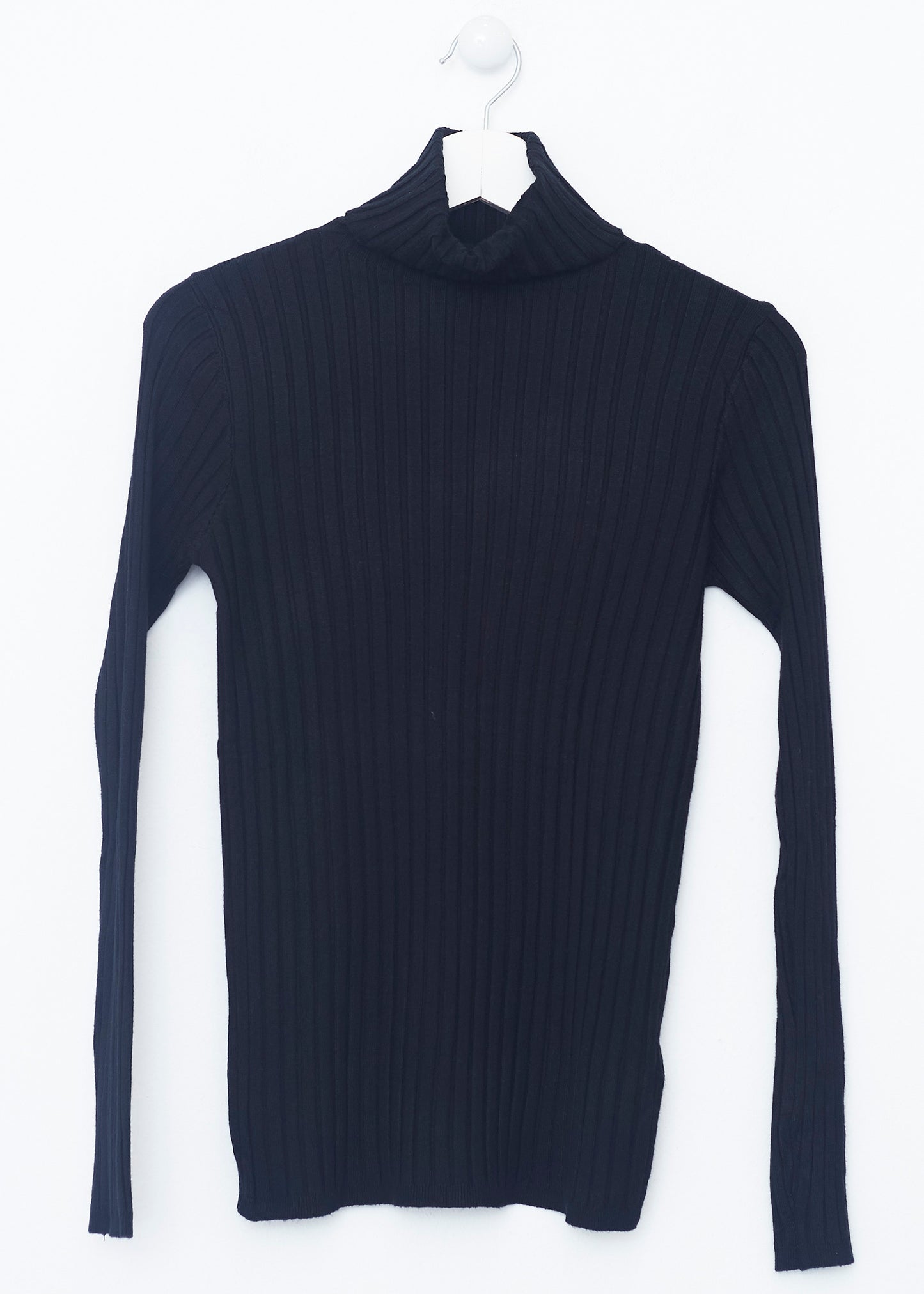 Ribbed turtleneck sweater