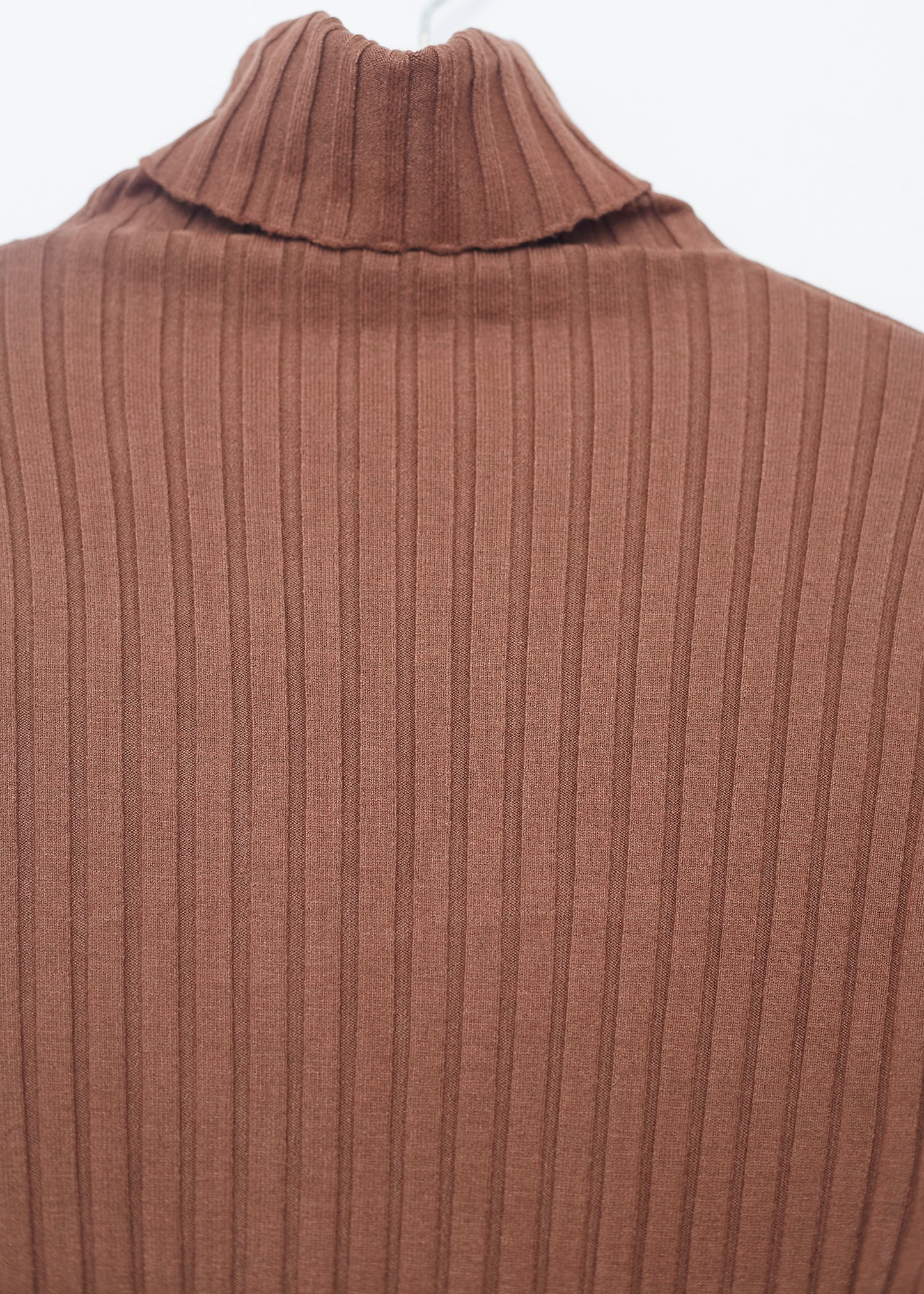 Ribbed turtleneck sweater