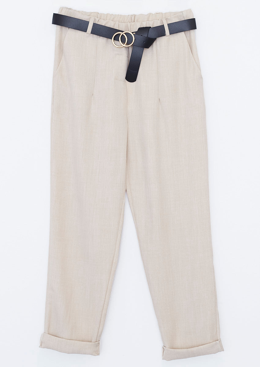 Pleated jogger pants