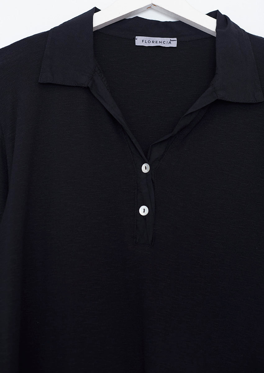 Double texture polo