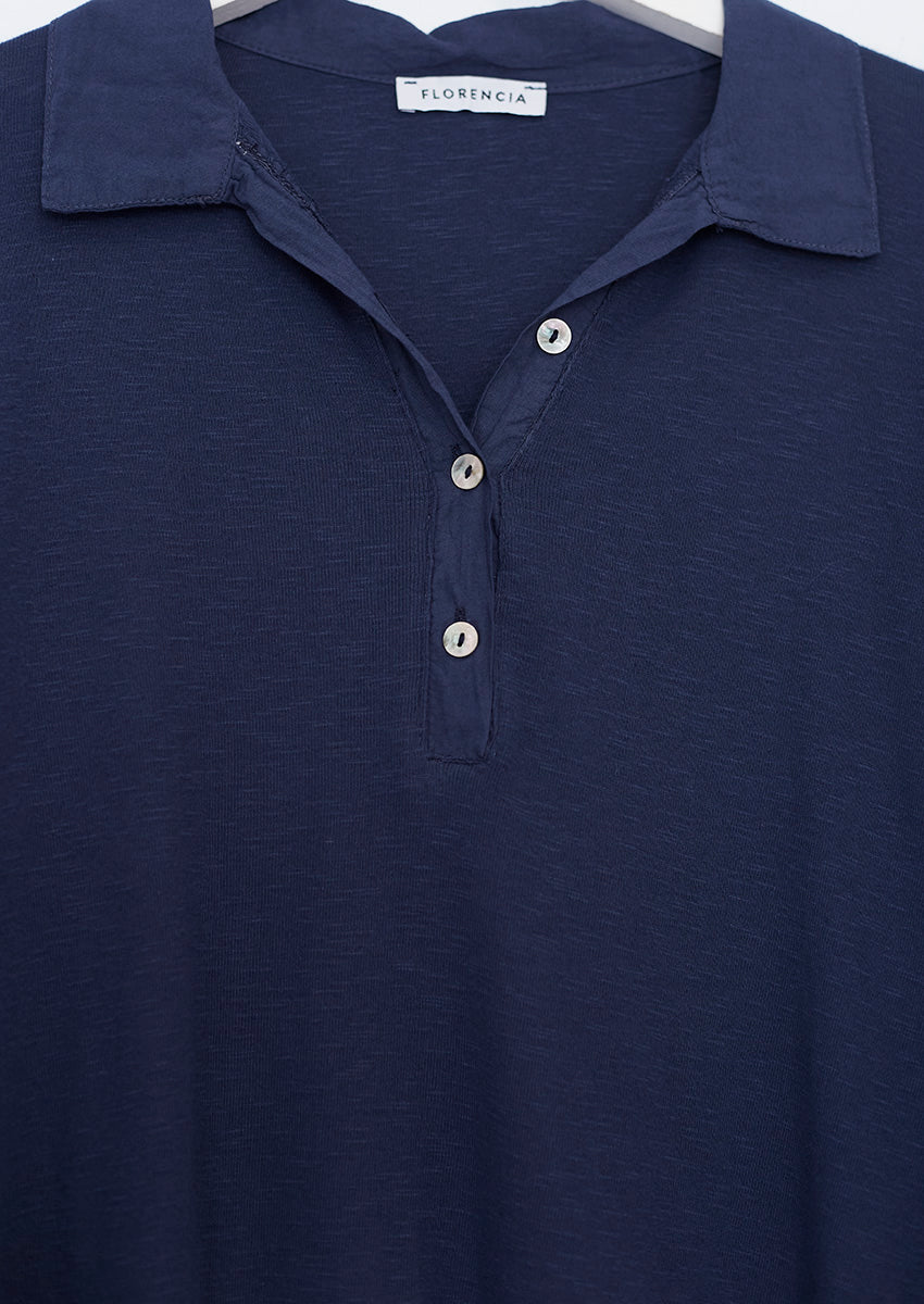 Double texture polo