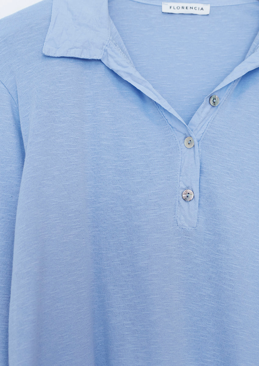 Double texture polo