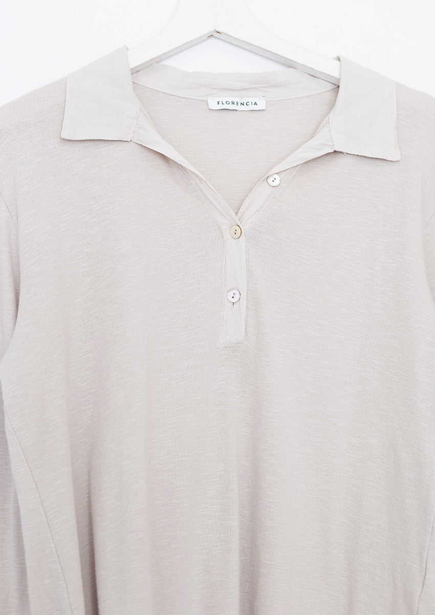 Double texture polo