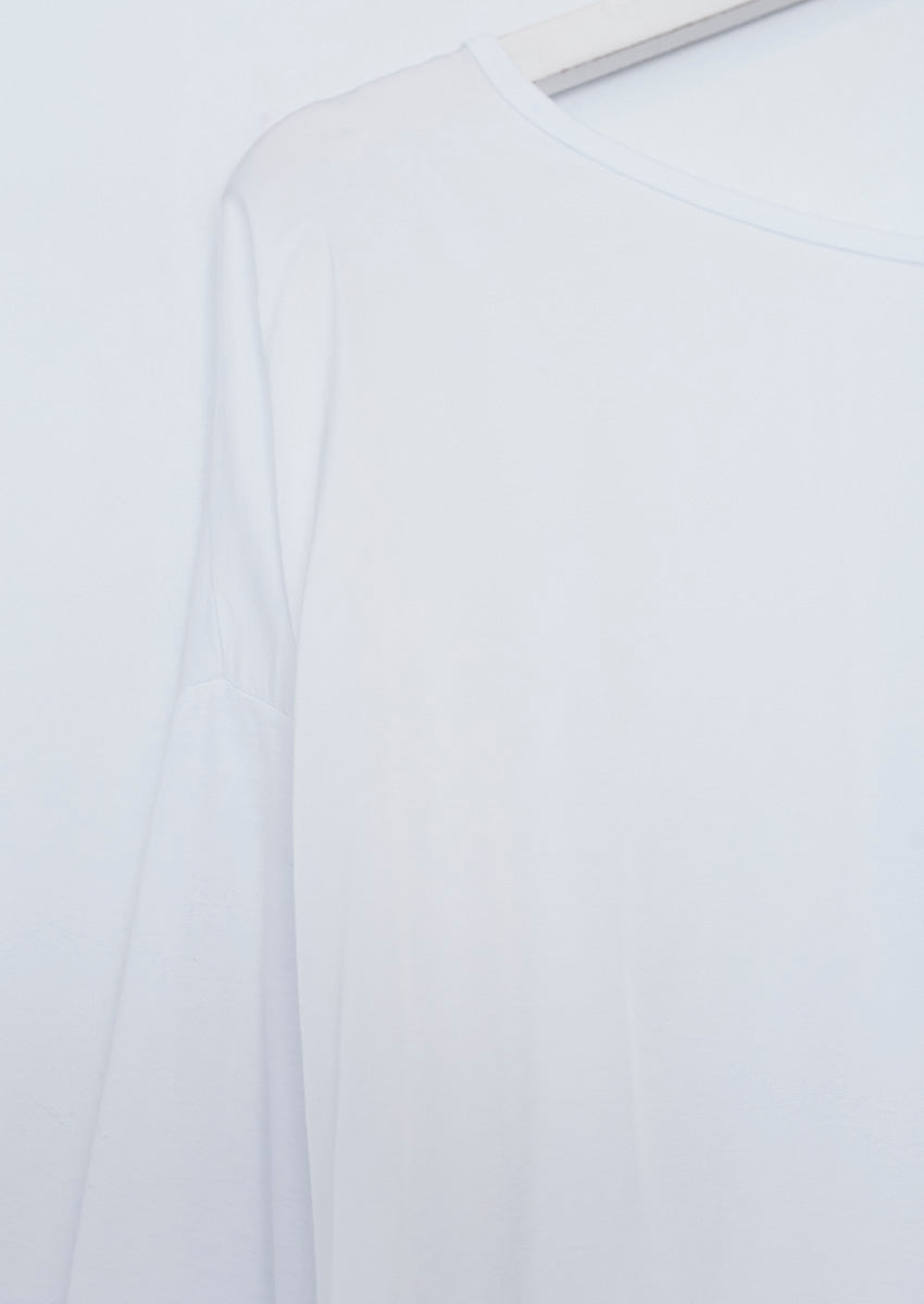 Satin front T-shirt