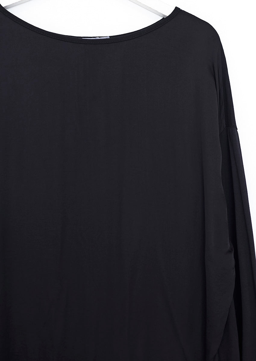 Satin front T-shirt