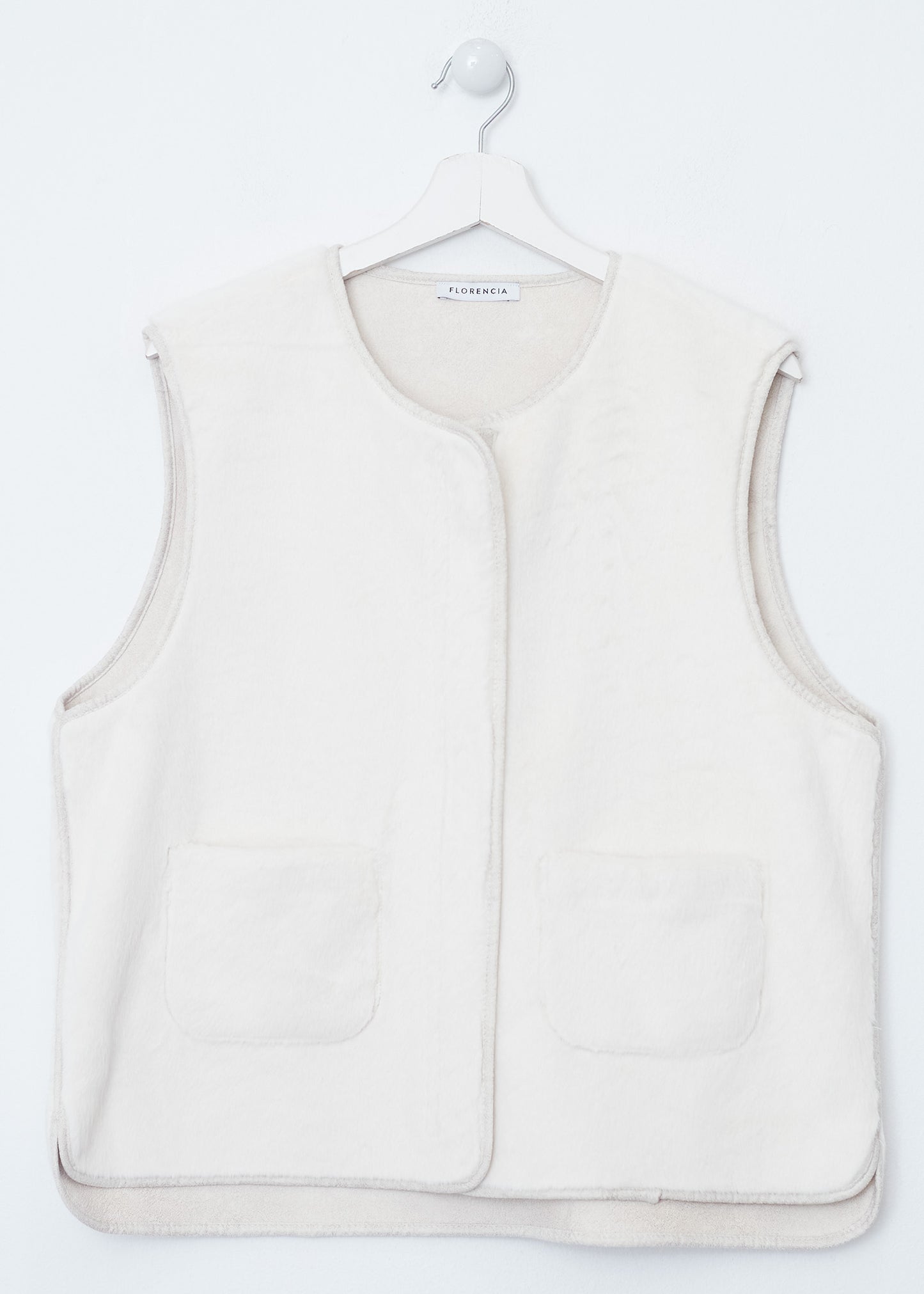 Faux fur vest