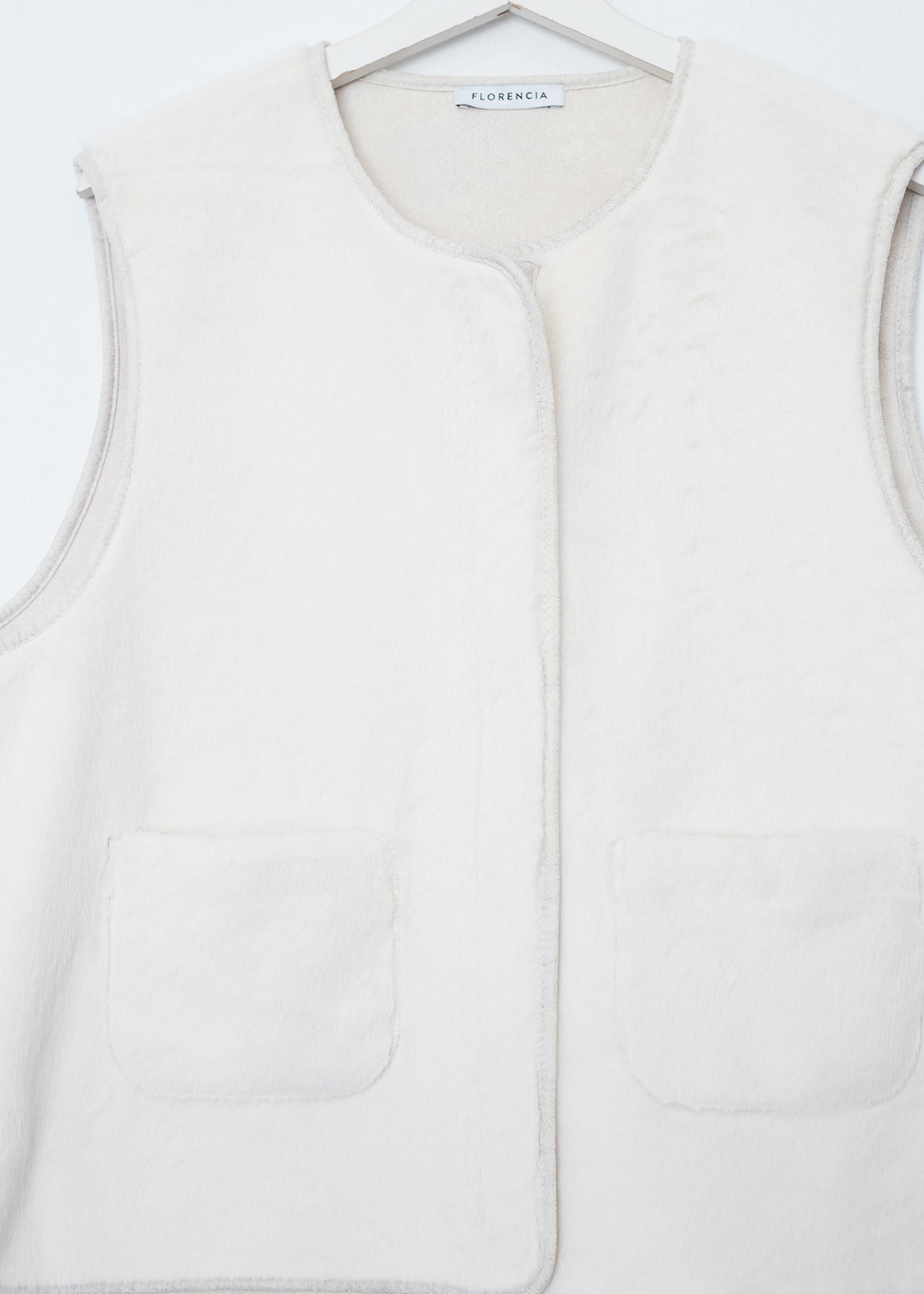 Faux fur vest