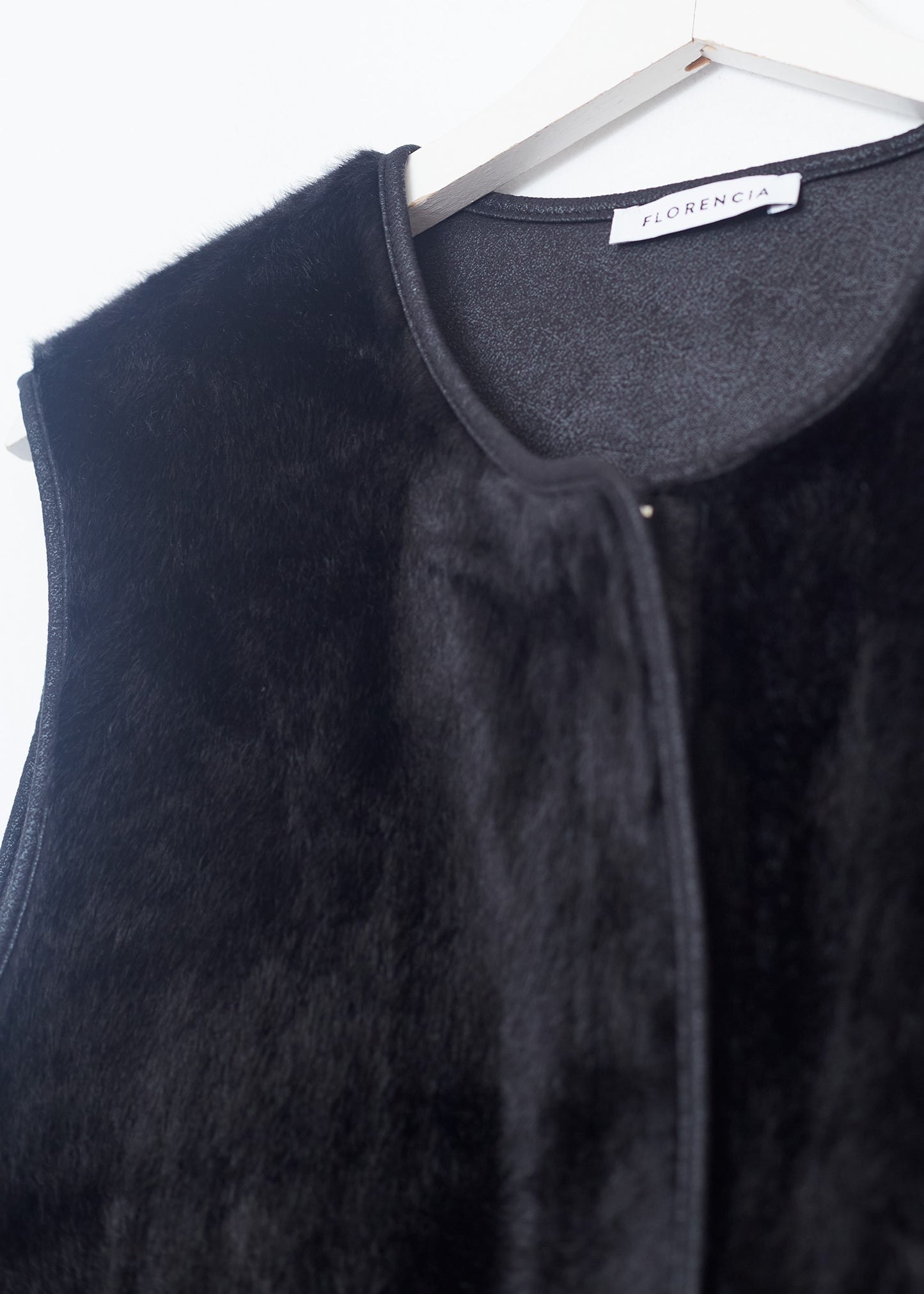 Faux fur vest